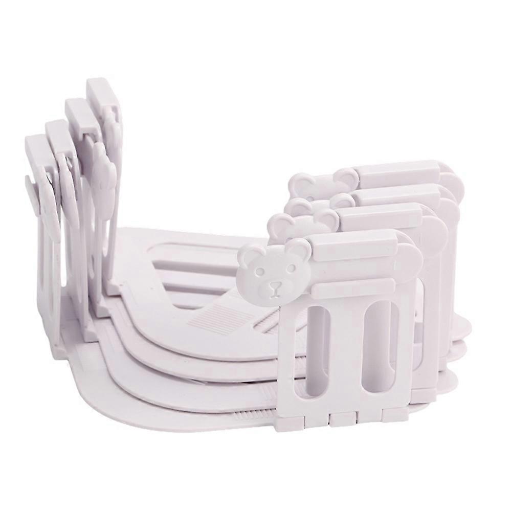 Lock Sheet Holder Set of 4 with Lock Strips, Heavy Duty Bed Sheet Fasteners for All Mattress Sizes,Mattress, Blankets, B