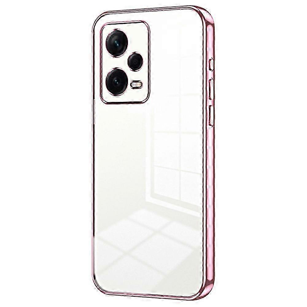 Premium Xiaomi Redmi Note 12 Pro+ 5G Compatible TPU Case with Electroplating & Precise Lens Cutouts