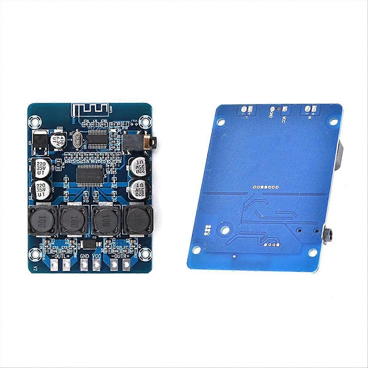 2Pcs XH-M314 DC12-28V Audio Amplifier Board High-Power TPA3118D2 Supports Bluetooth 45W+45W Output