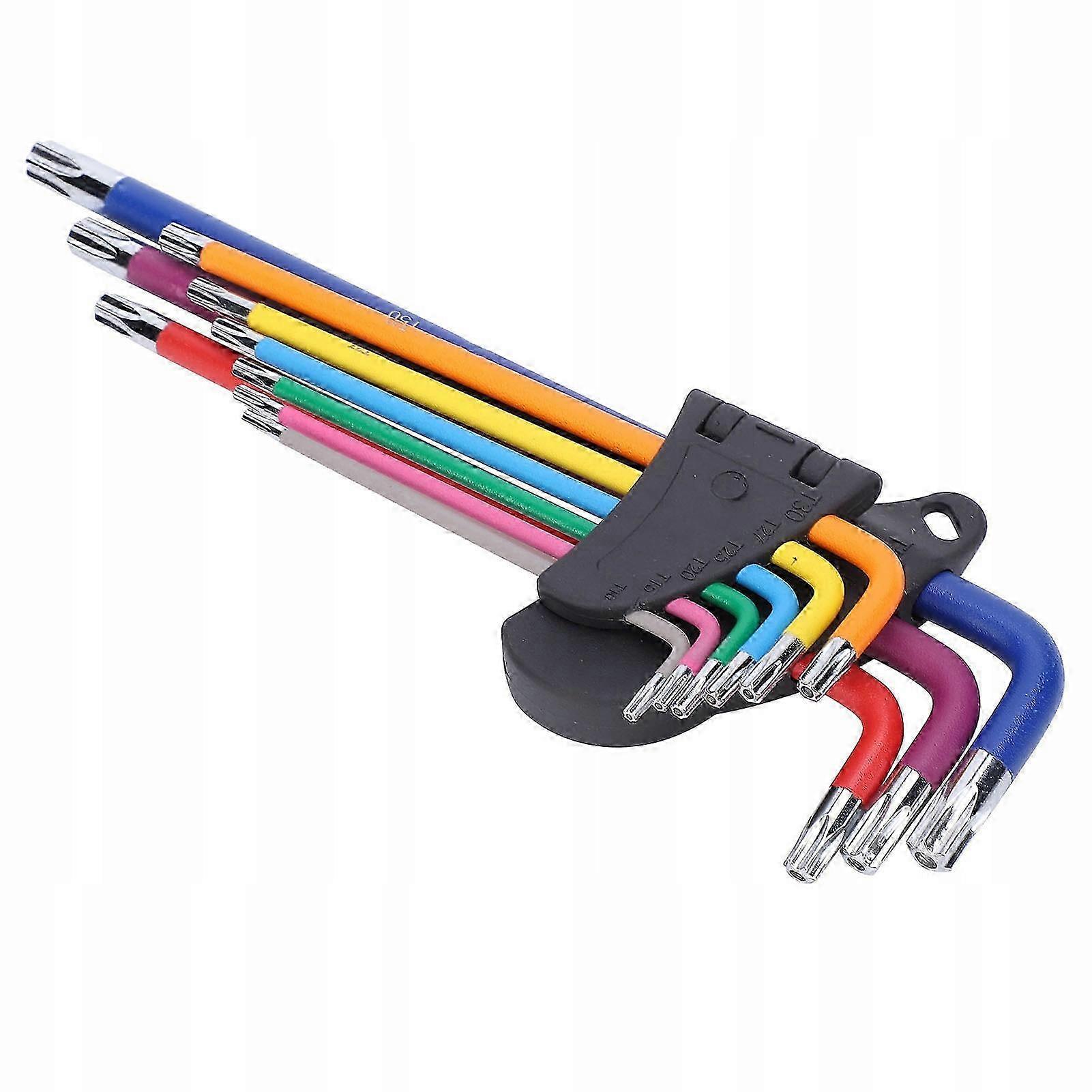 9x Hex Key Set Torx Star Screwdriver