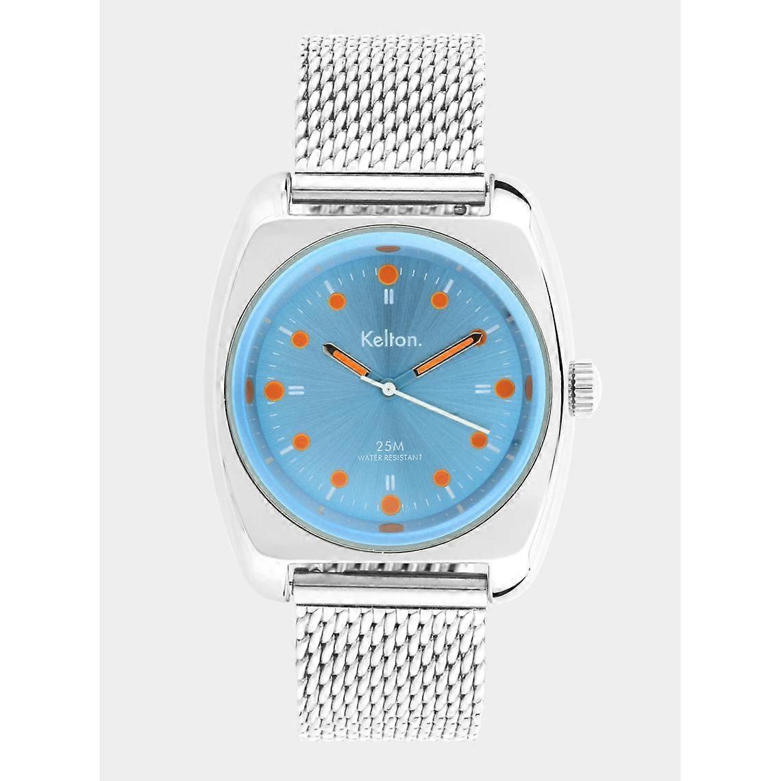 Reloj RC2 de malla azul-naranja