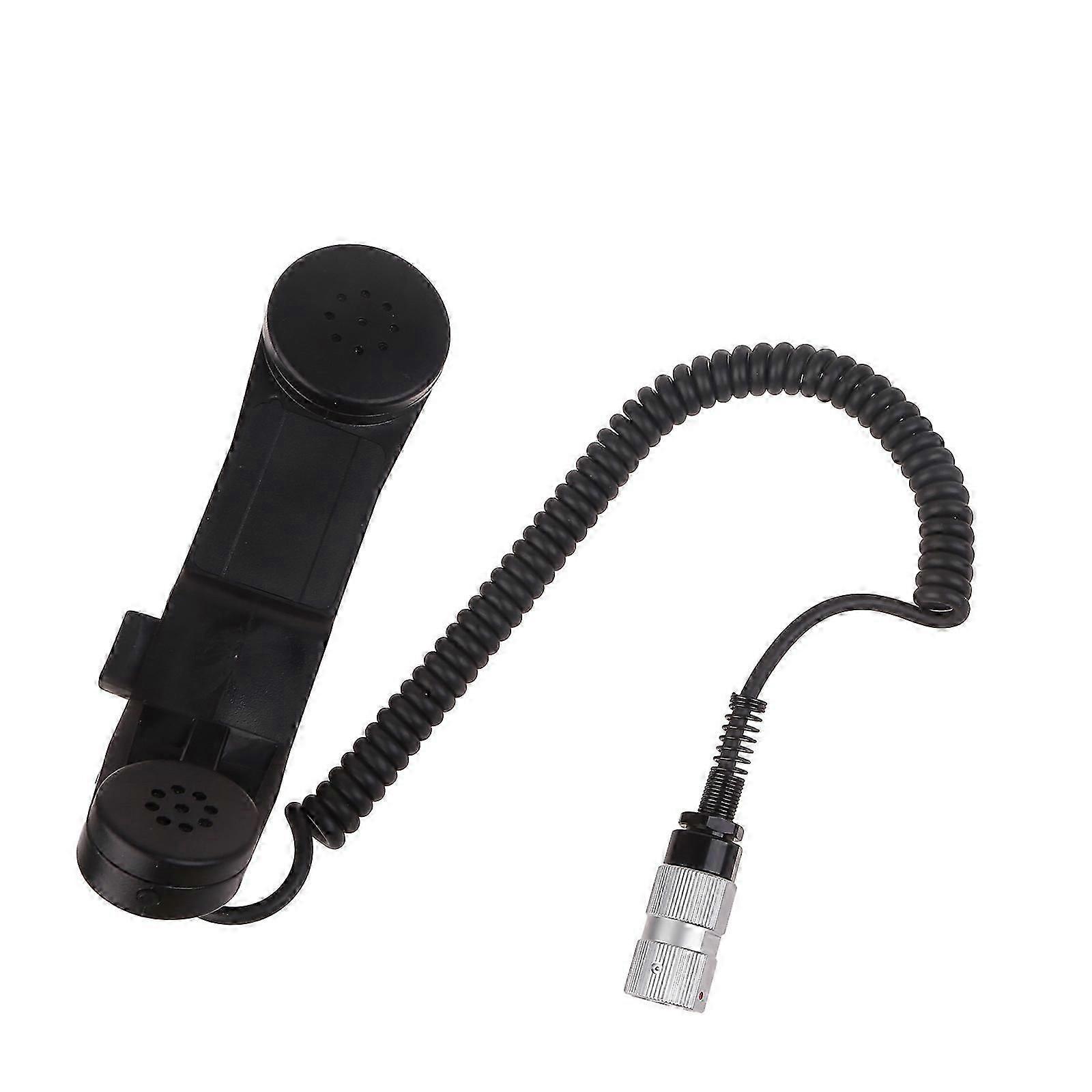 H250 Phone Handset Intercom Waterproof Shoulder Speaker Handheld Microphone 6 Pin Radio compatible AN/PRC152 AN/PRC148 Durable Myi