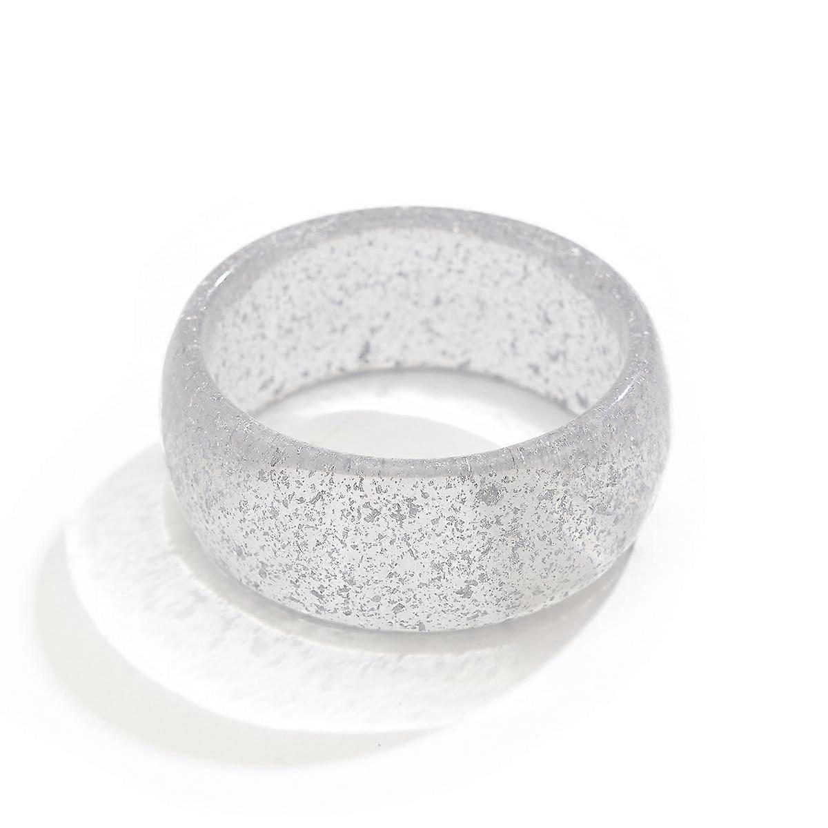 Colorful Acrylic Resin Open Cuff Bracelets  Transparent Chunky Bangle, Irregular Geometric Wide Wristband, Model B02