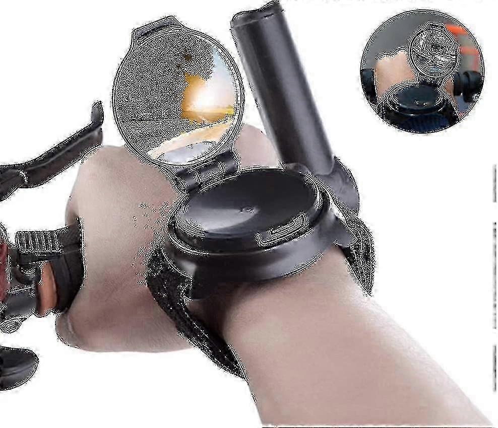 Rearview Mirror For Cyclists, 360 Adjustable, Safety Wrist Mirror