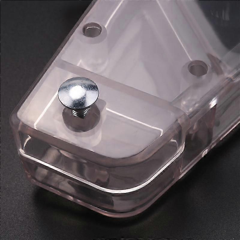 Capa protetora para serra de mesa com suporte de 10 polegadas, estojo antipoeira, plástico transparente, faca de distribuição universal