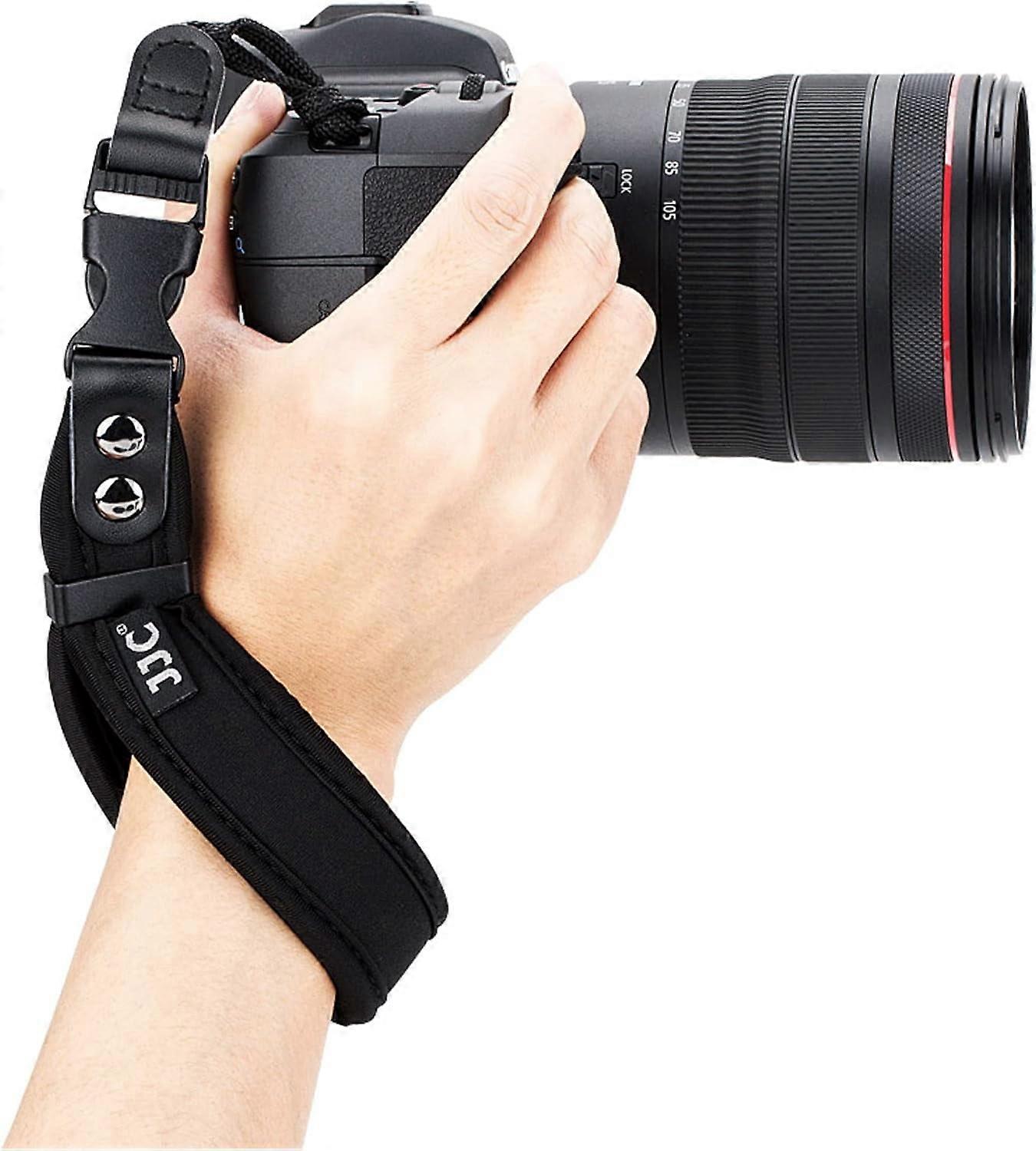 JJC Soft Camera Hand Strap Wrist Strap for Canon Rebel T7 T6 T8i SL3 90D EOS R R10 RP M50 M6 Nikon D3500 D750 Z5 Z6 Z7
