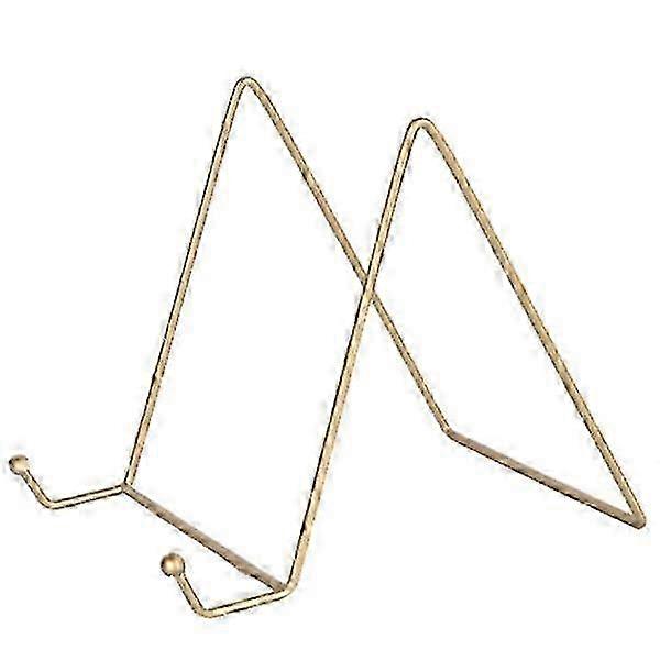 3 pcs metal disputed iron staple for plate stands Displays Displays for image decorative plate books Golden L