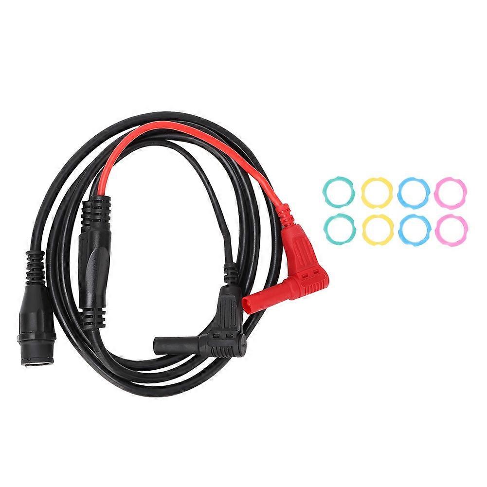 P1207 BNC Male Plug to Right Angle Banana Plug Coaxial Cable Oscilloscope Test Lead 100cm