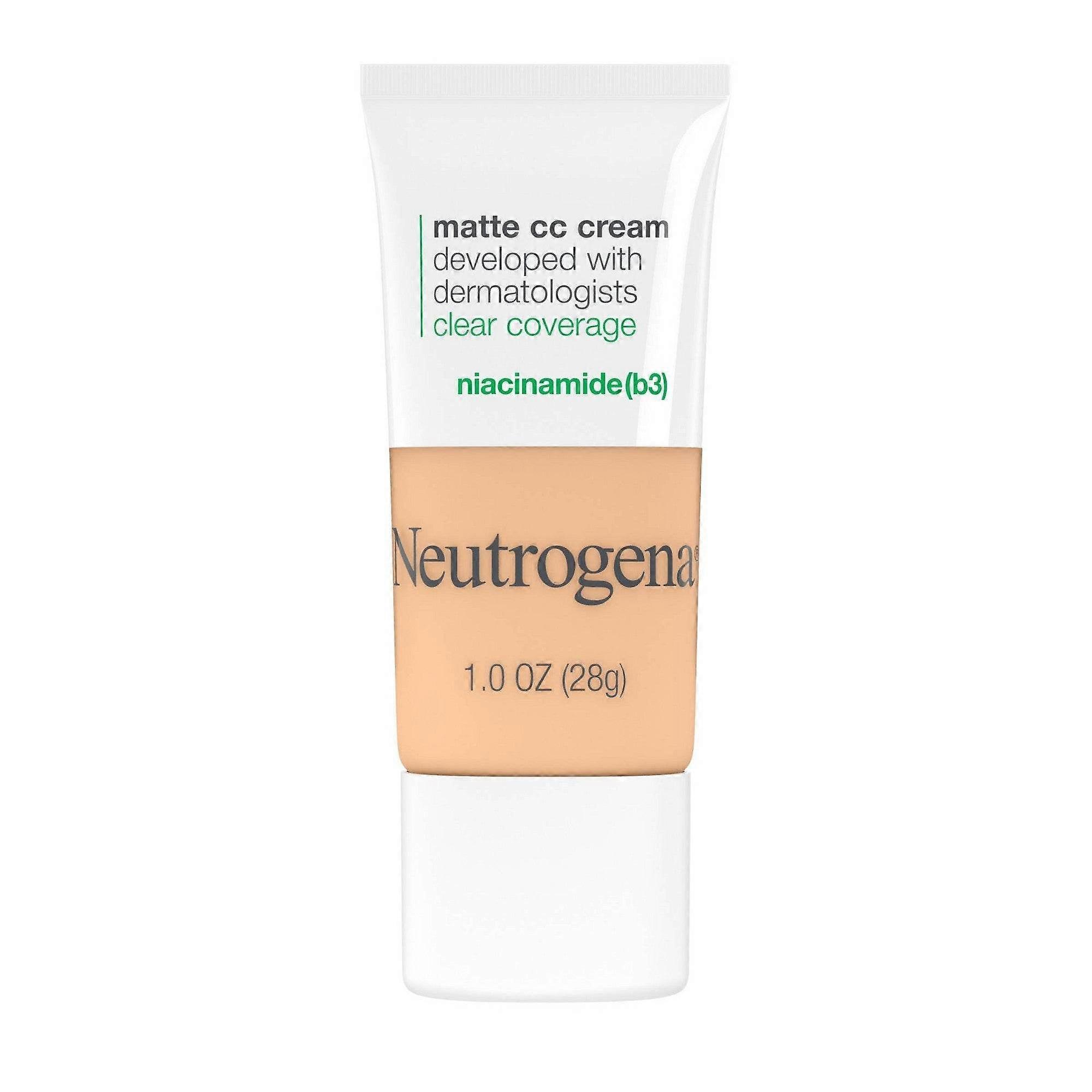 Neutrogena Clear Coverage Cc Cream, Porcelain 2.0, Light, 1 Oz