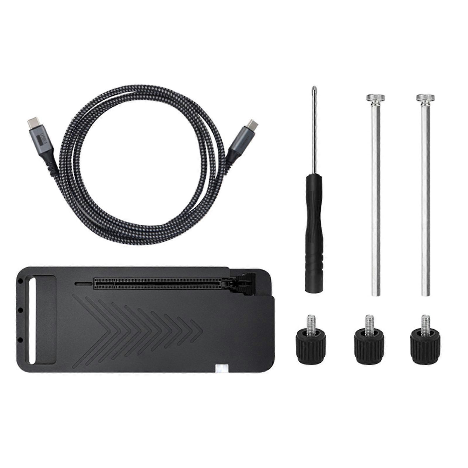 USB4.0 Type C External Graphics Card Dock Reverse Charging 40Gbps Transfer Supports RTX3060 & GTX1060 Multicolor