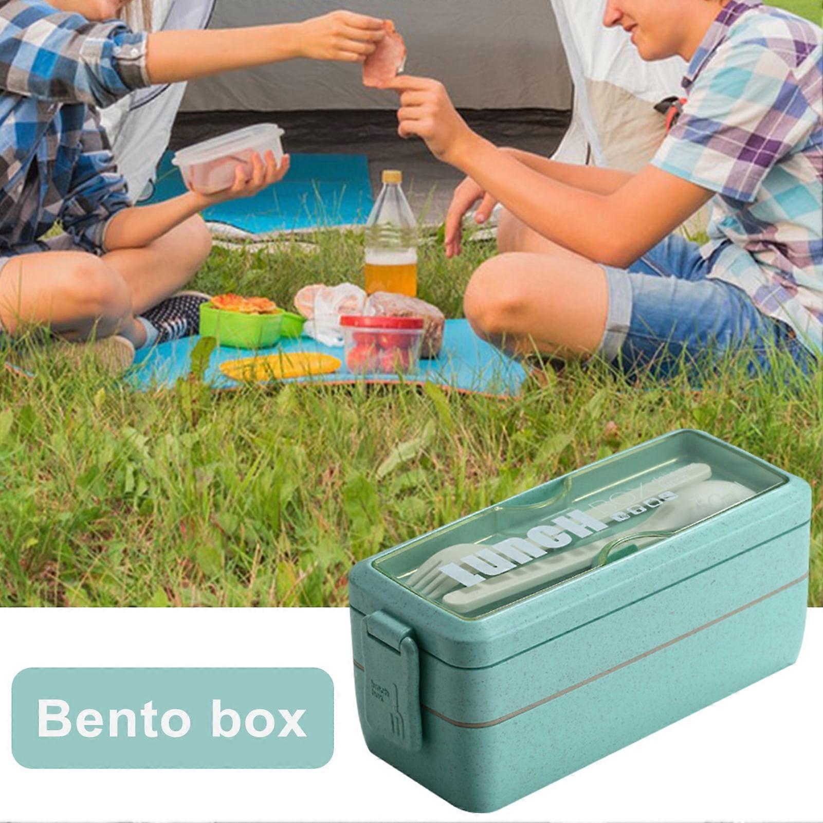 Hariumiu Lightweight Lunch Box 750ml/1000ml Lunch Box Lightweight Easy to Carry Two/three Layers Bento Box for Picnic School Office