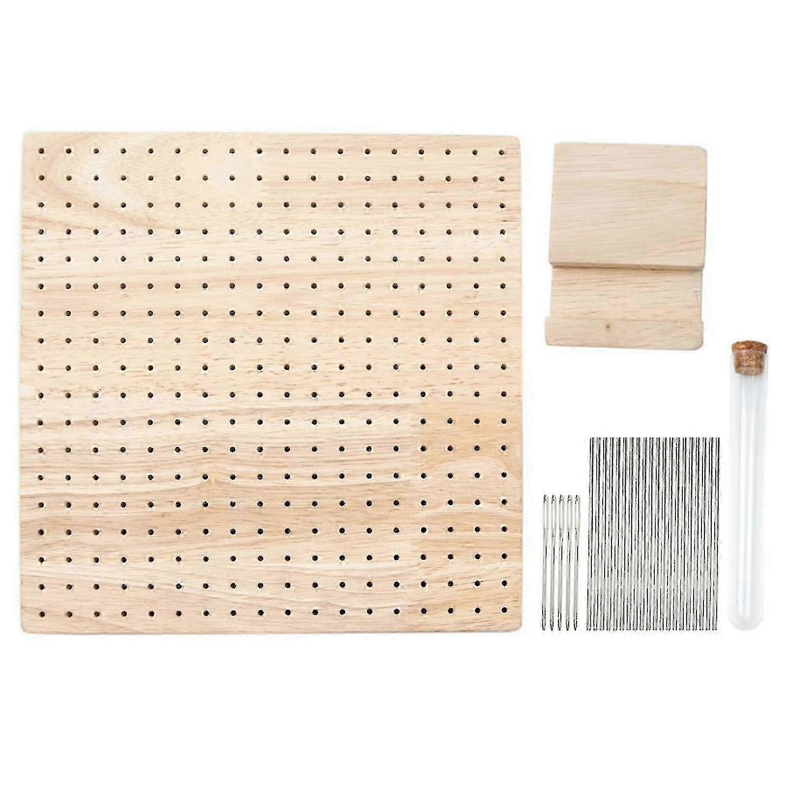 Premium Knitting Blocking Mat with Adjustable Rod Pins compatible with Crochet Projects