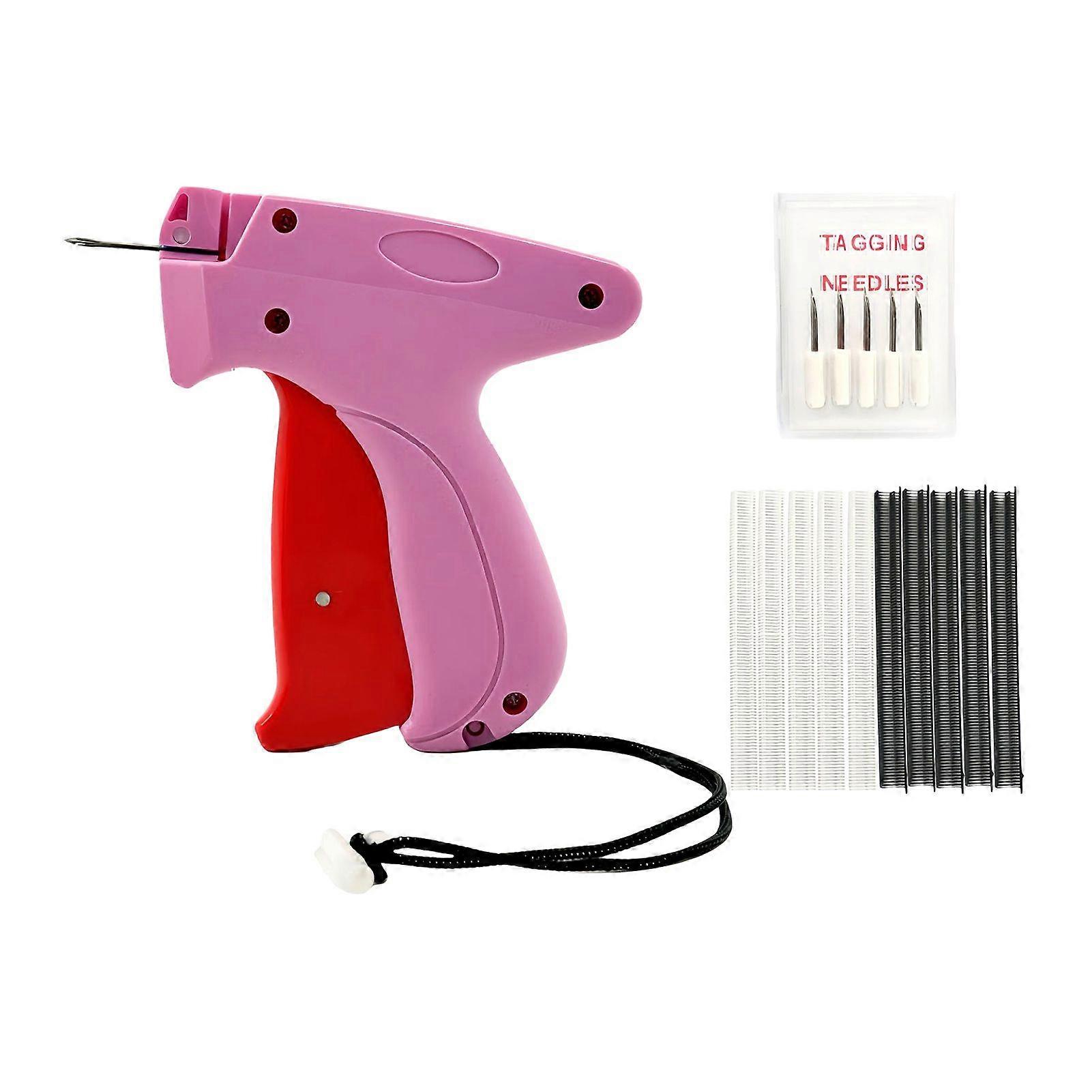 Price Tag Puncher Clothing Label Attaching Tool Not Stitch Price Tag Attachment Puncher with Needles for Wool Cotton Denim Polyester