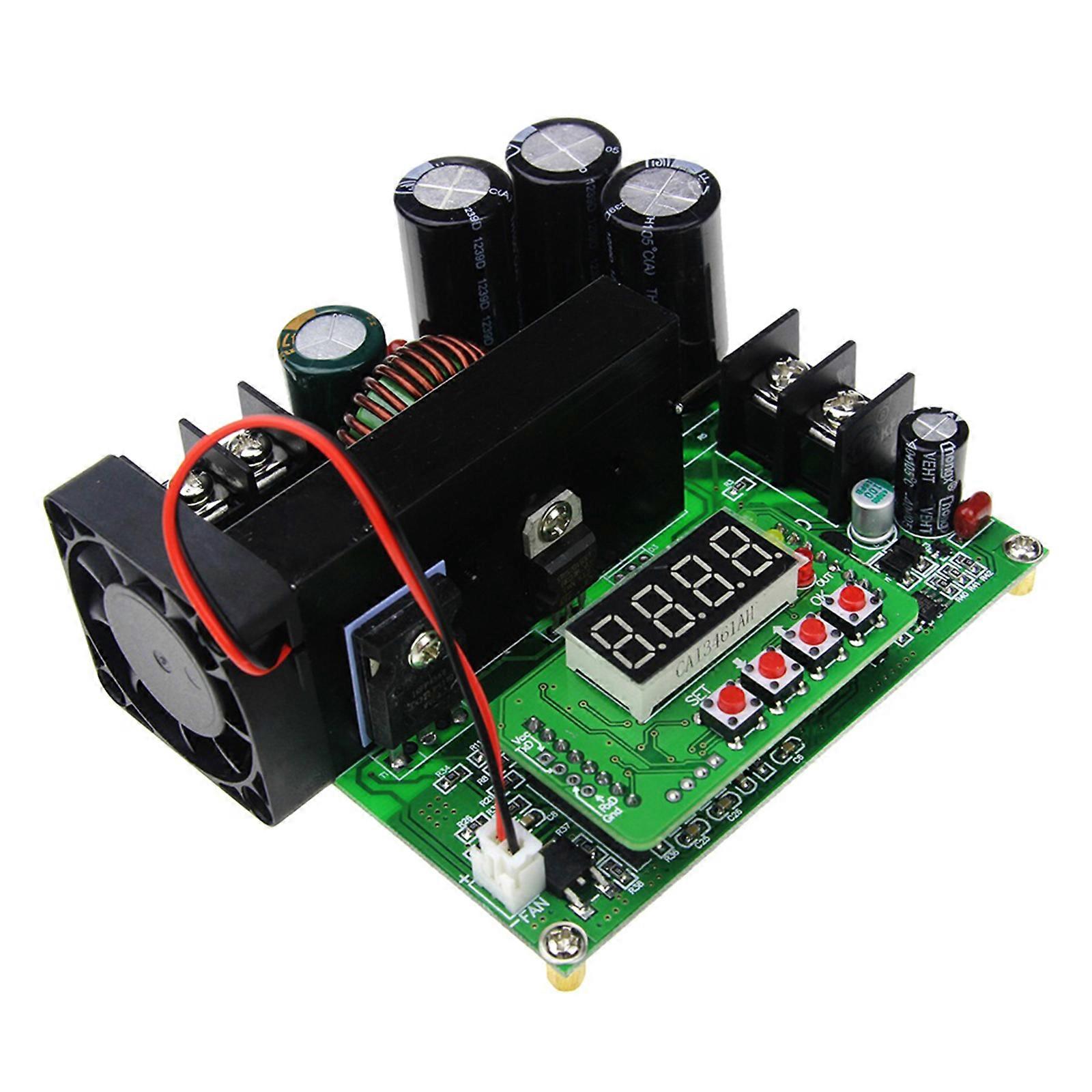 Direct Current  Step Up Boost Power Converters 15A Module Adjustable Step Up Voltage Regulator Board 8-60V to 10-120V Multicolor