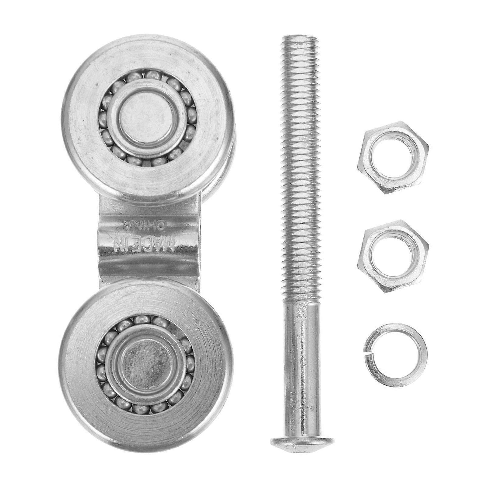 1 Set Practical Track Roller Durable Sliding Door Hanging Wheel Rail Wheel