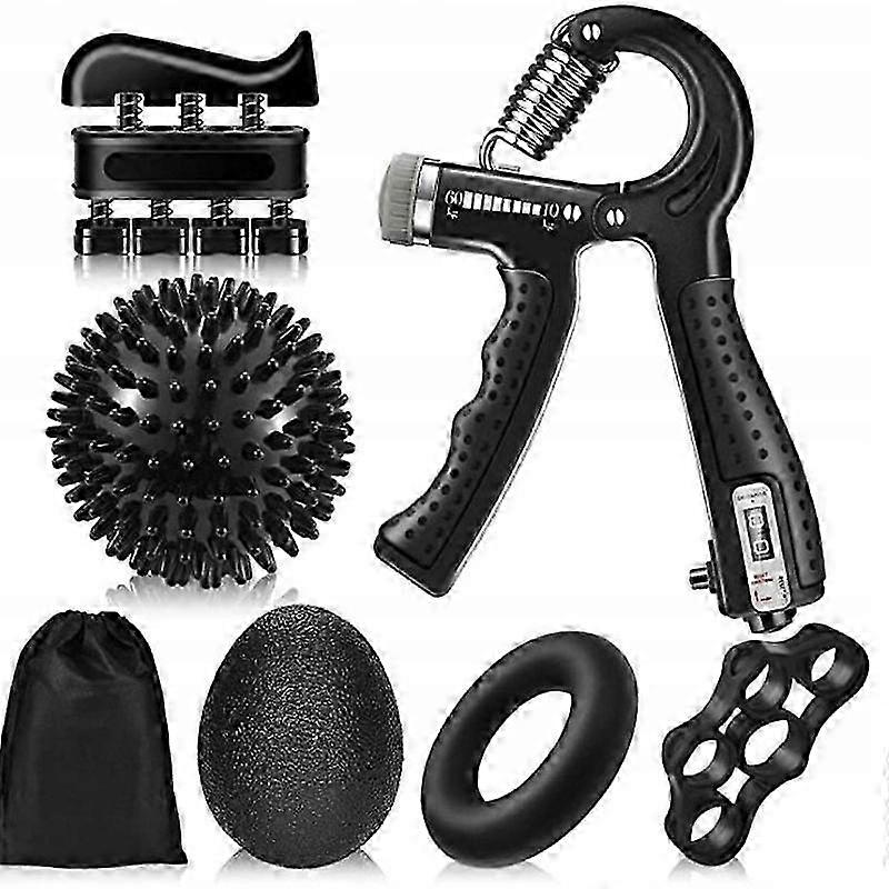 Set Of 5in1 For Hand Training Exercises Hand Squeezer With Adjustable 5-60kg