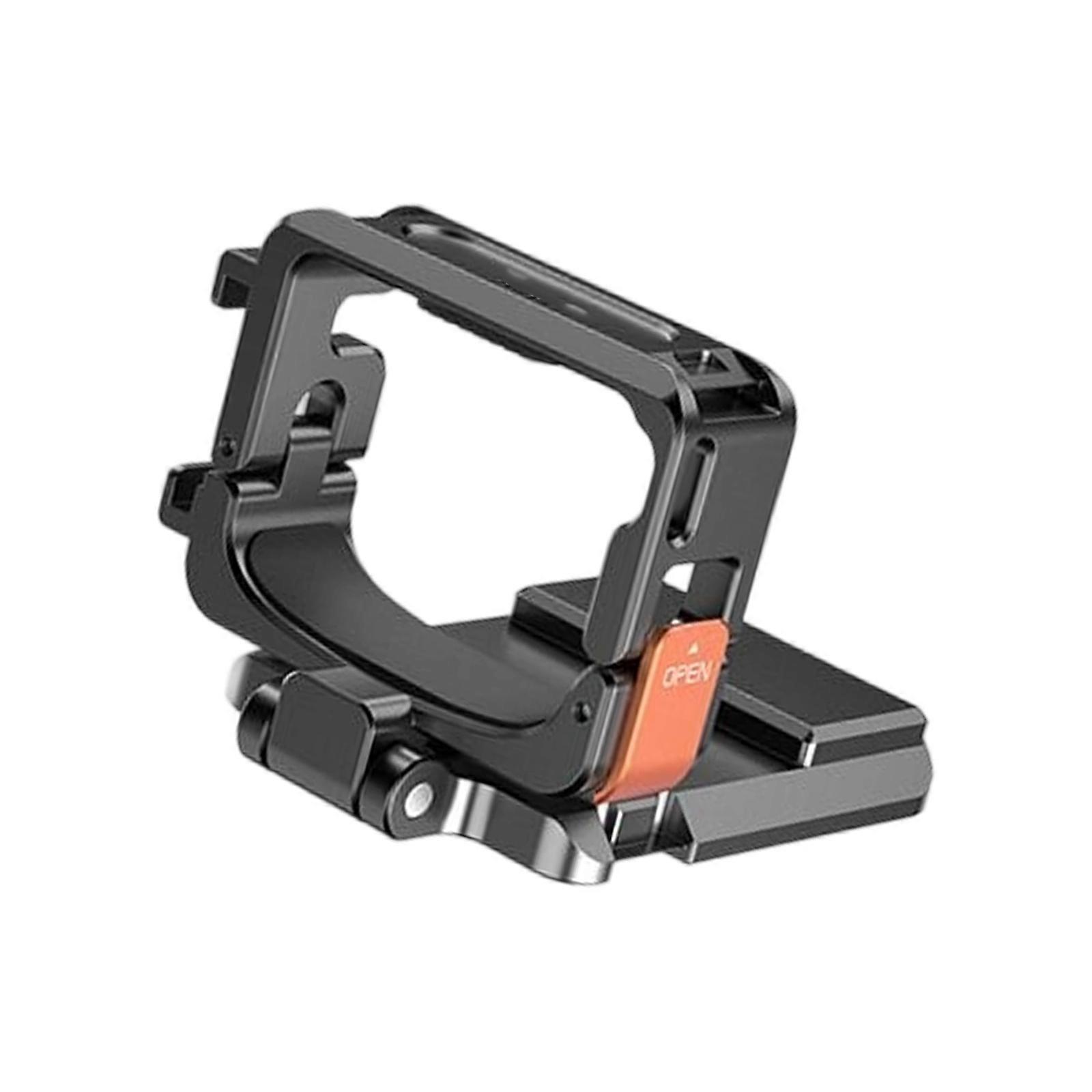 Magnetic Mount Adapter For Pocket3 Cameras Aluminum Alloy Bracket With Cold Shoe Mount Two-Jaw Interfaces Compatibility Multicolor