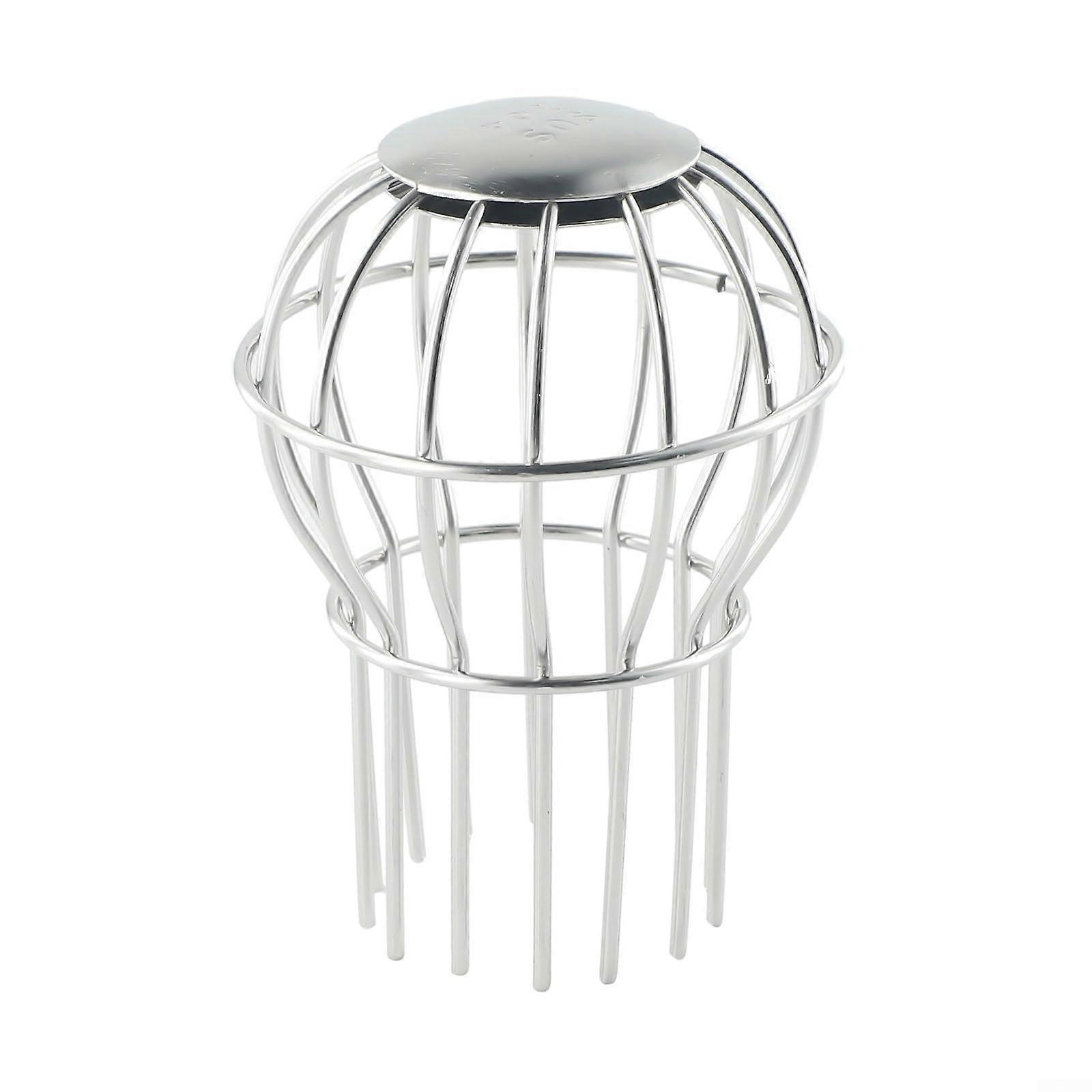 Stainless Steel Gutter Drain Cover AntiClog Mesh Guard for 50160mm Downpipe (75mm)