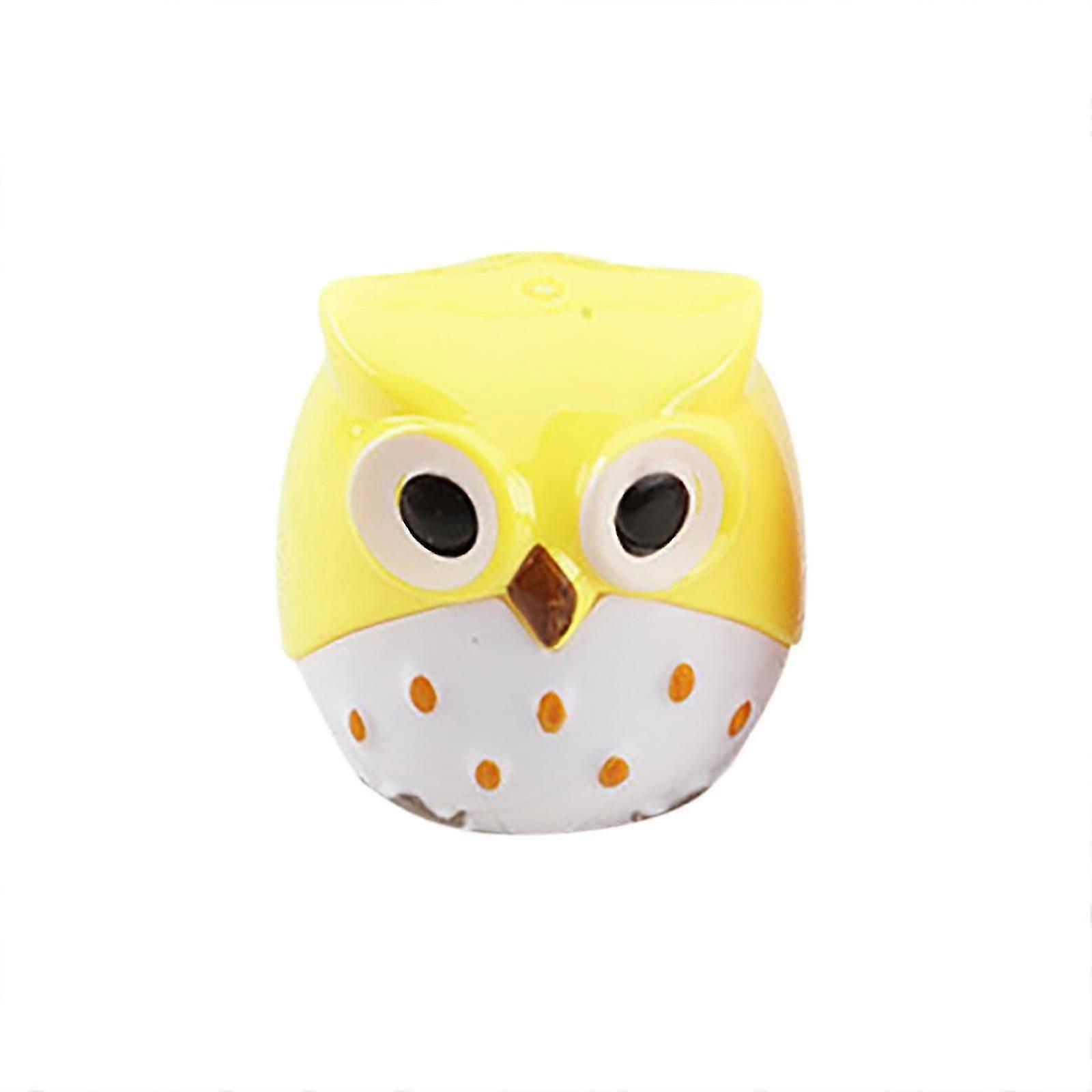 Pencil Sharpener, Cute Owl Shape Plastic Pencil Sharpener, Compact Lightweight for Kids Students