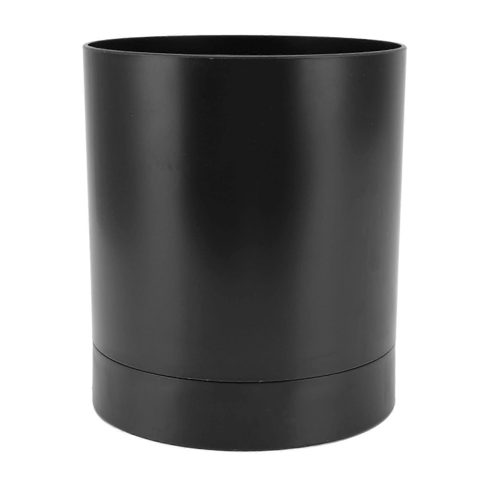 Kitchen Utensil Holder 360° Rotating ThreeCompartment Organizer with AntiSlip Base Black