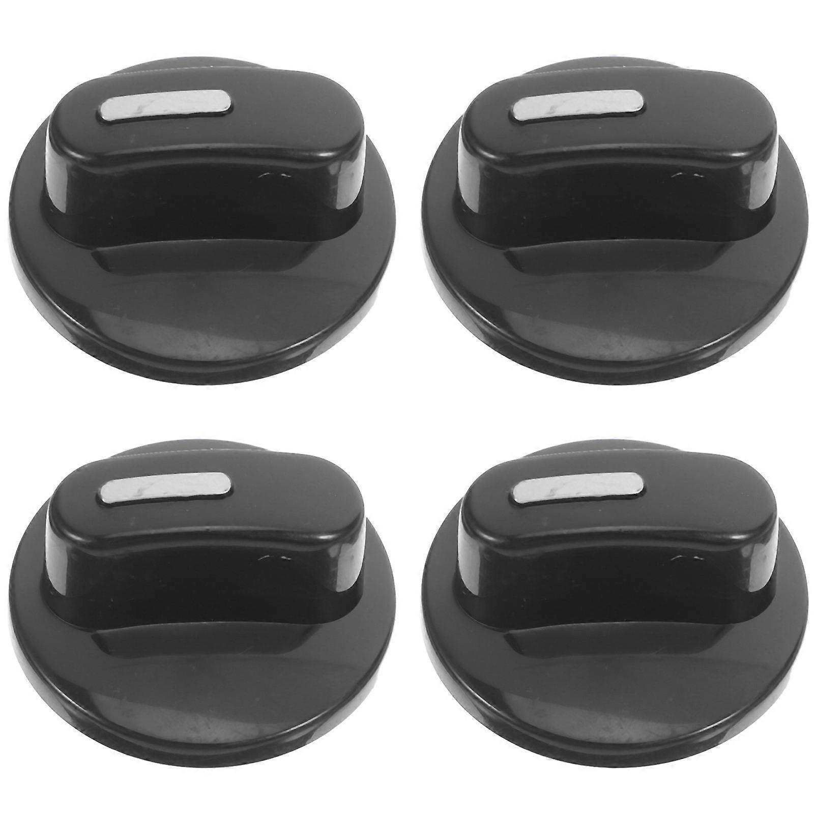 Electric Range Burner Knob Replacement Plastic Oven Control Knobs for Stoves 4Pcs