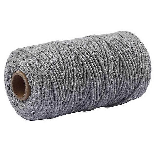 Cotton Rope Twisted Cord 2mm Colorful Macrame String for DIY Craft Wedding Party Decor