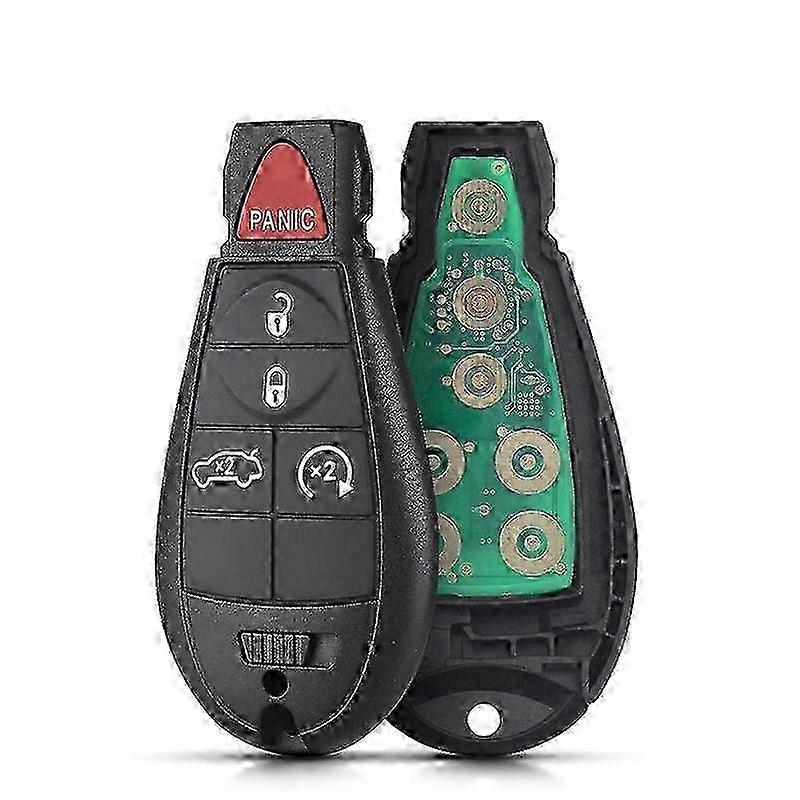 Remote Car Key For Dodge Grand Caravan Journey 2008 2009 2010 2011 2012 2013 2014 M3N5WY783X 433Mhz ID46 Chip 5 Button Key Blanks w