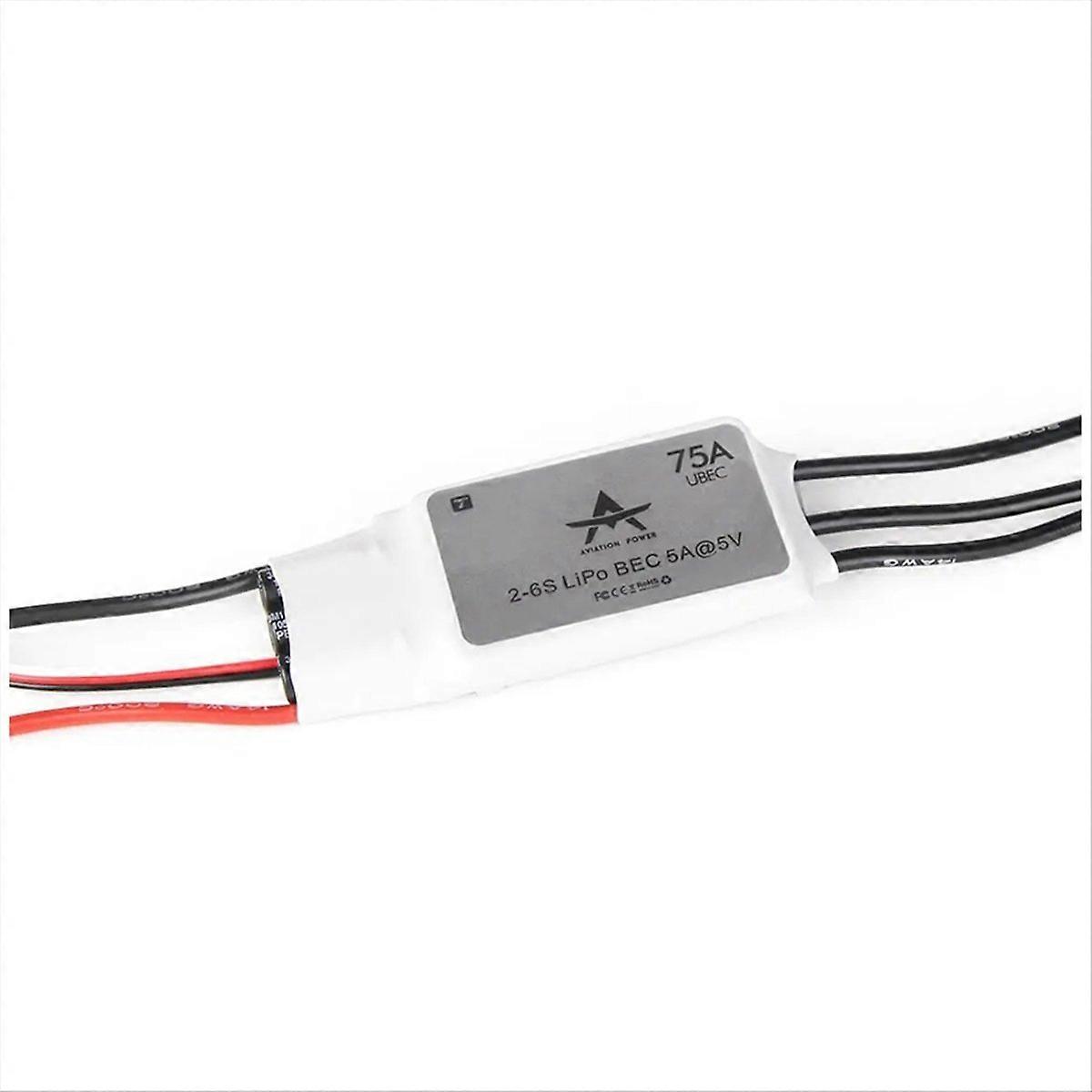 AT 75A ESC Electronic Speed Controller 2-6S LiPo BEC for RC FPV Drone