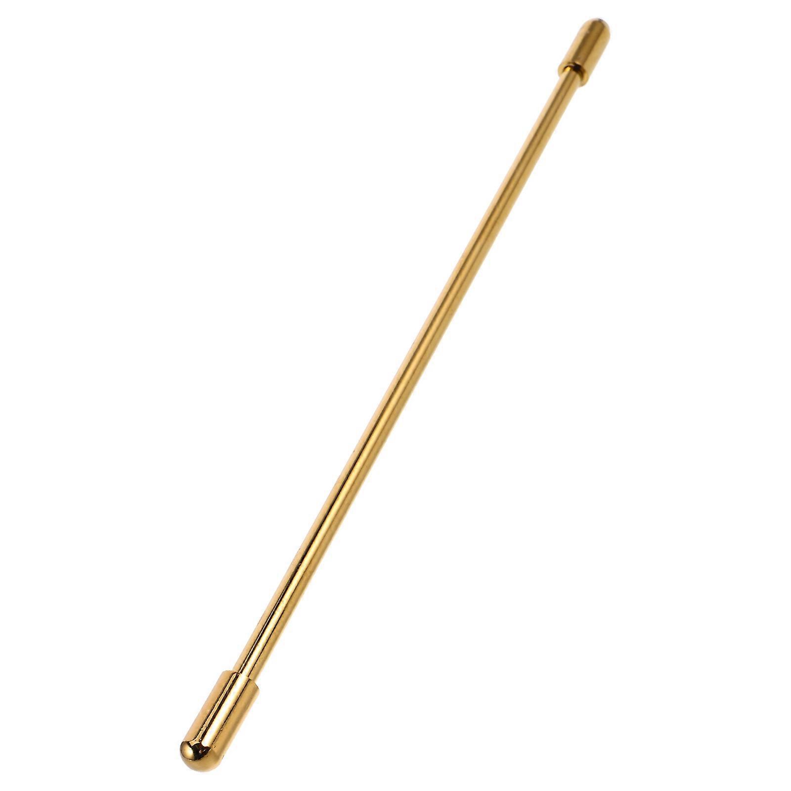 Divining Rod Heavy Duty Metal Dowsing Rod for Field Survey and Feng Shui Energy Detection Golden 1Set