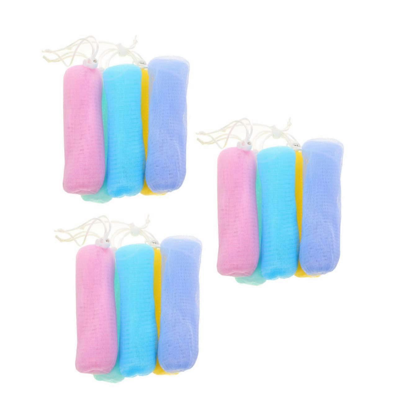 15Pcs Soap Saver Bag Mesh Pouch with Drawstring for Rich Lather and Gentle Exfoliation in Shower