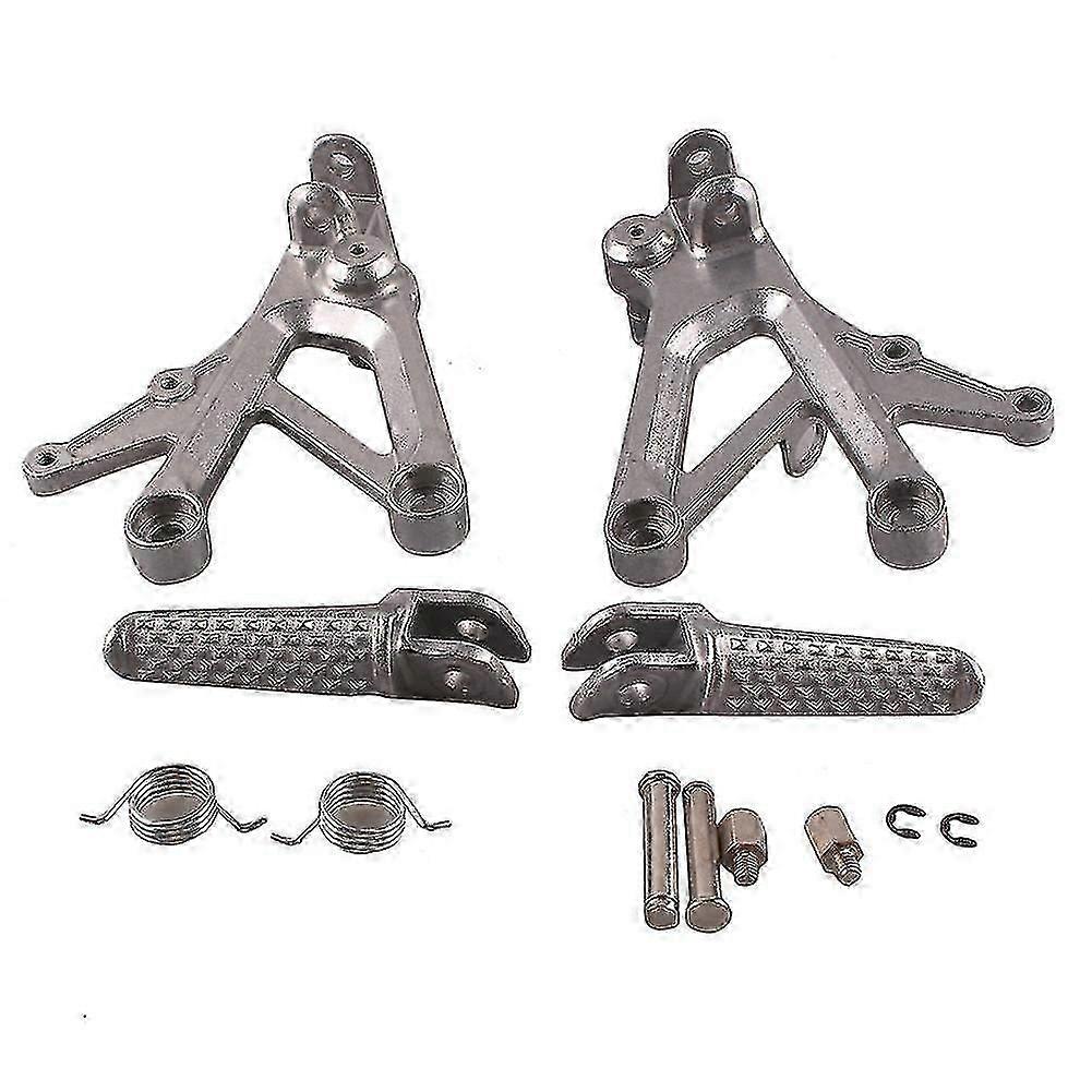 Motorcycle Front Footrest Foot Pegs Brackets For Honda Cbr600 F4 1999 2000 & Cbr 600 F4i 2001 2002 2003 2004 2005 2006 Send a keycSpecial