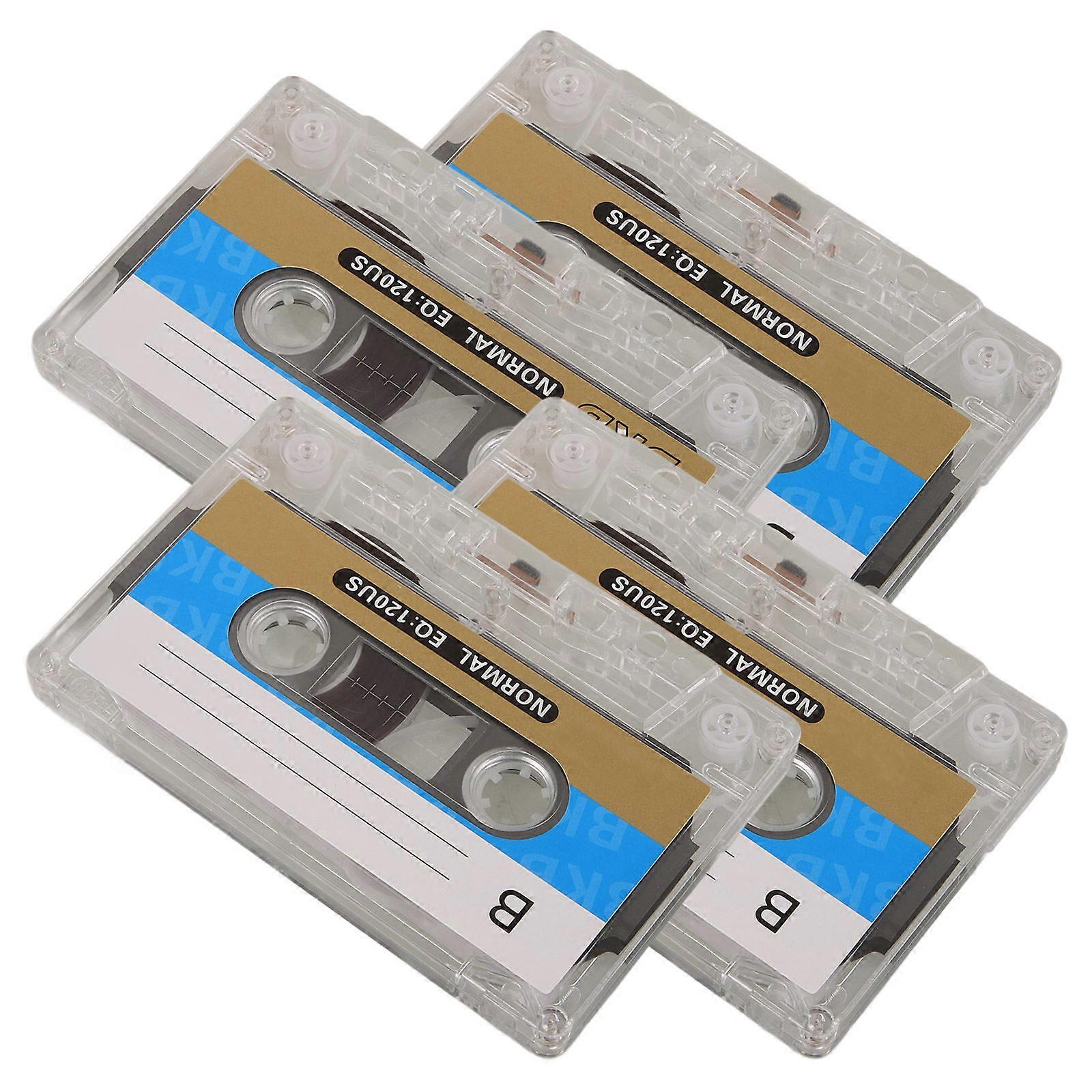 Recording Blank Cassette Tapes for Home Use 4Pcs Audio