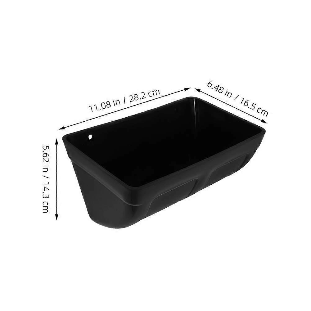 Automatic Feeder Plastic Goose Feeder for Food Storage Trough 1Set