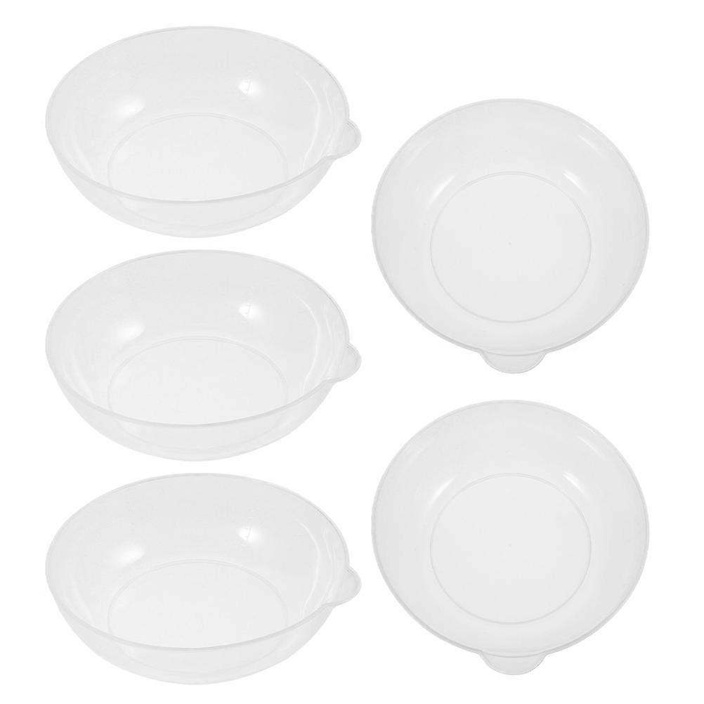 White Plastic Scale Tray for Kitchen Weighing 5Pcs Accessories Set