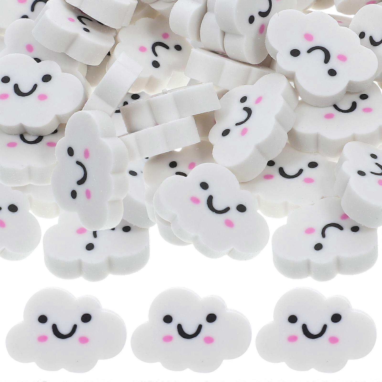 Tpr Cloud Eraser Fun Mini Eraser for Kids Use 50Pcs Set