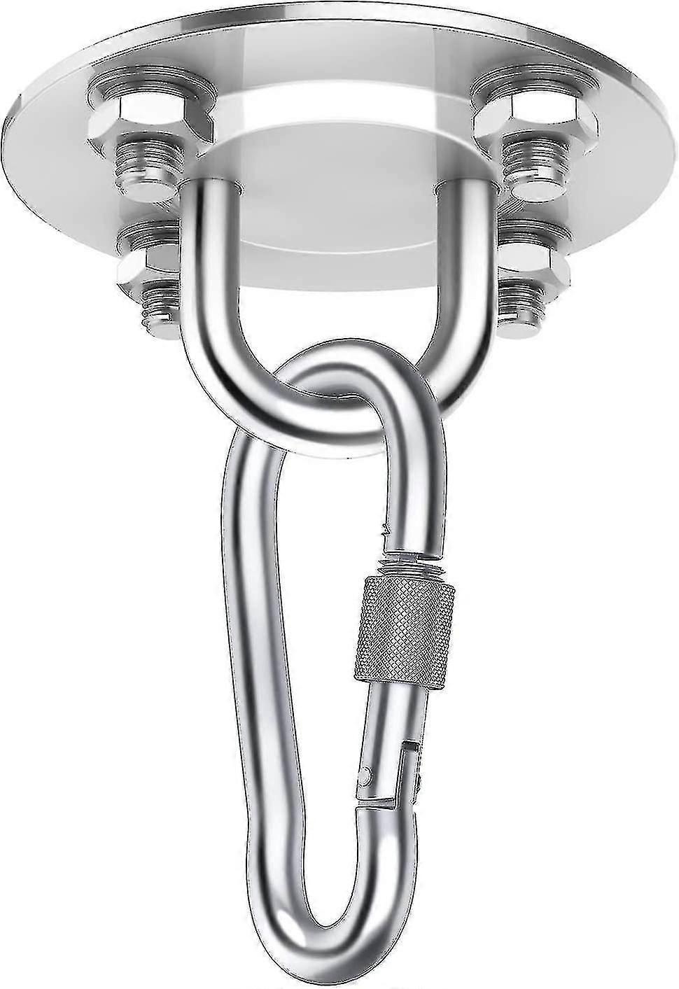 سقف هوك شنقا كرسي قسط الفولاذ المقاوم للصدأ قوس تصل إلى 400 كجم لتعليق كرسي أرجوحة التورية