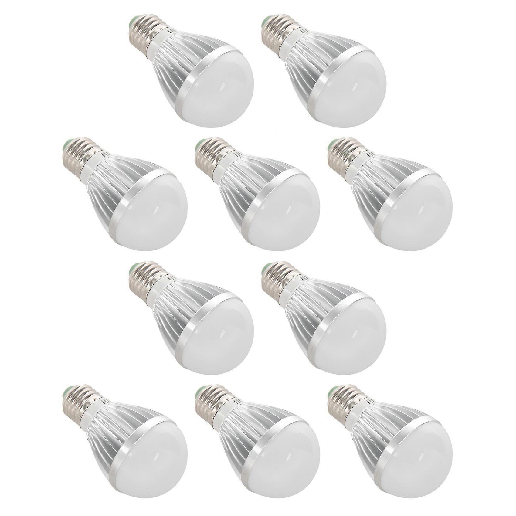 10X E27 5W 12V High-Power White Light Bulb