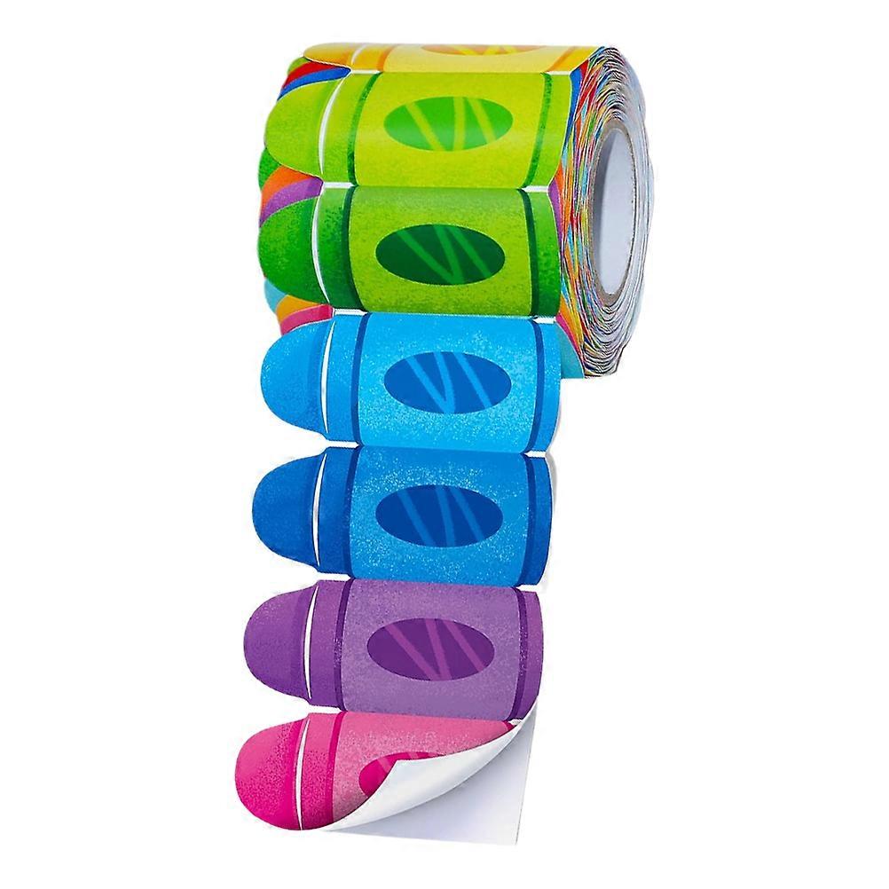 Multi Color Border Sticker for Classroom Decor 1 Roll Bulletin Board