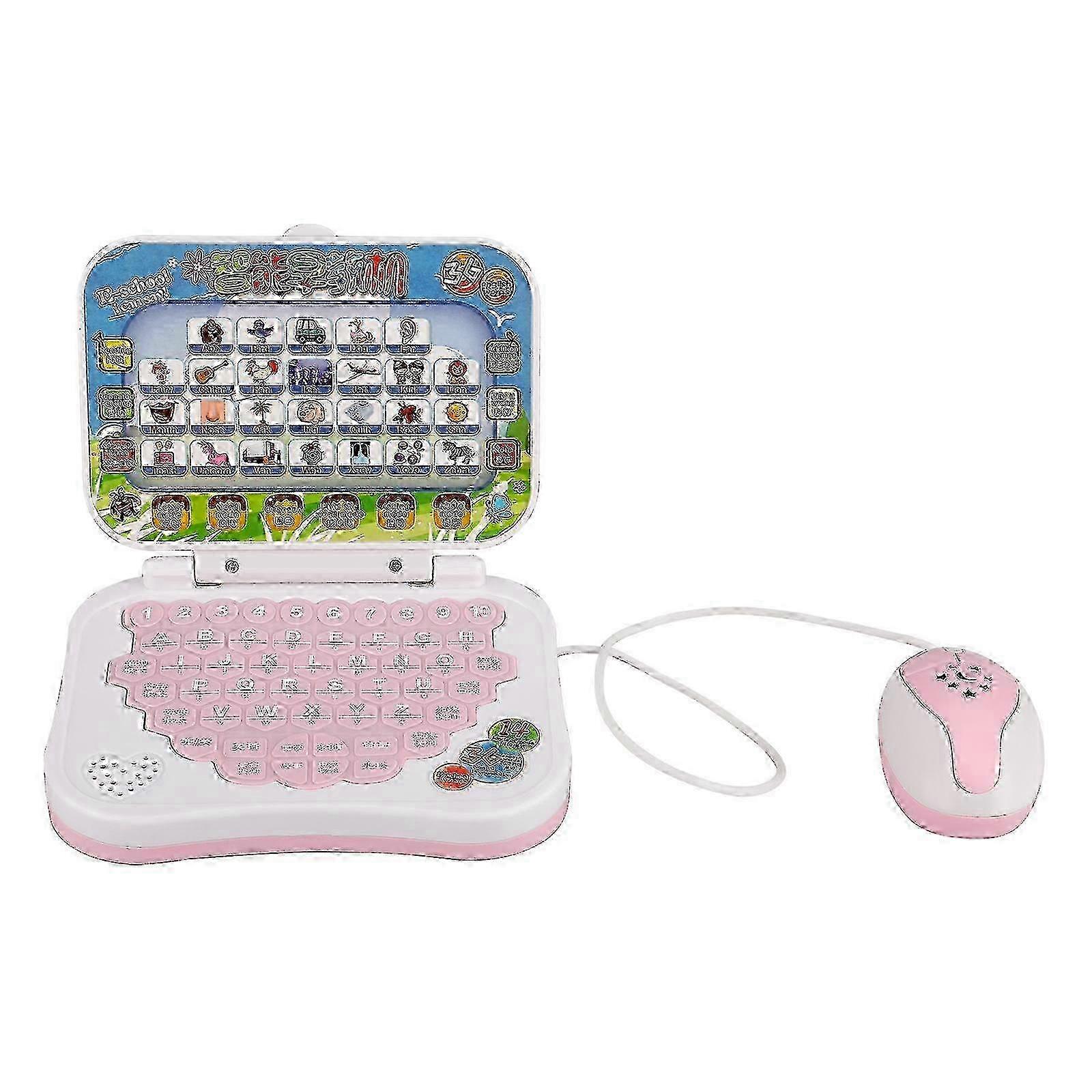 Children Learning Machine with Mouse Computer Learning Education Machine Tablet Toy Gift Random Color