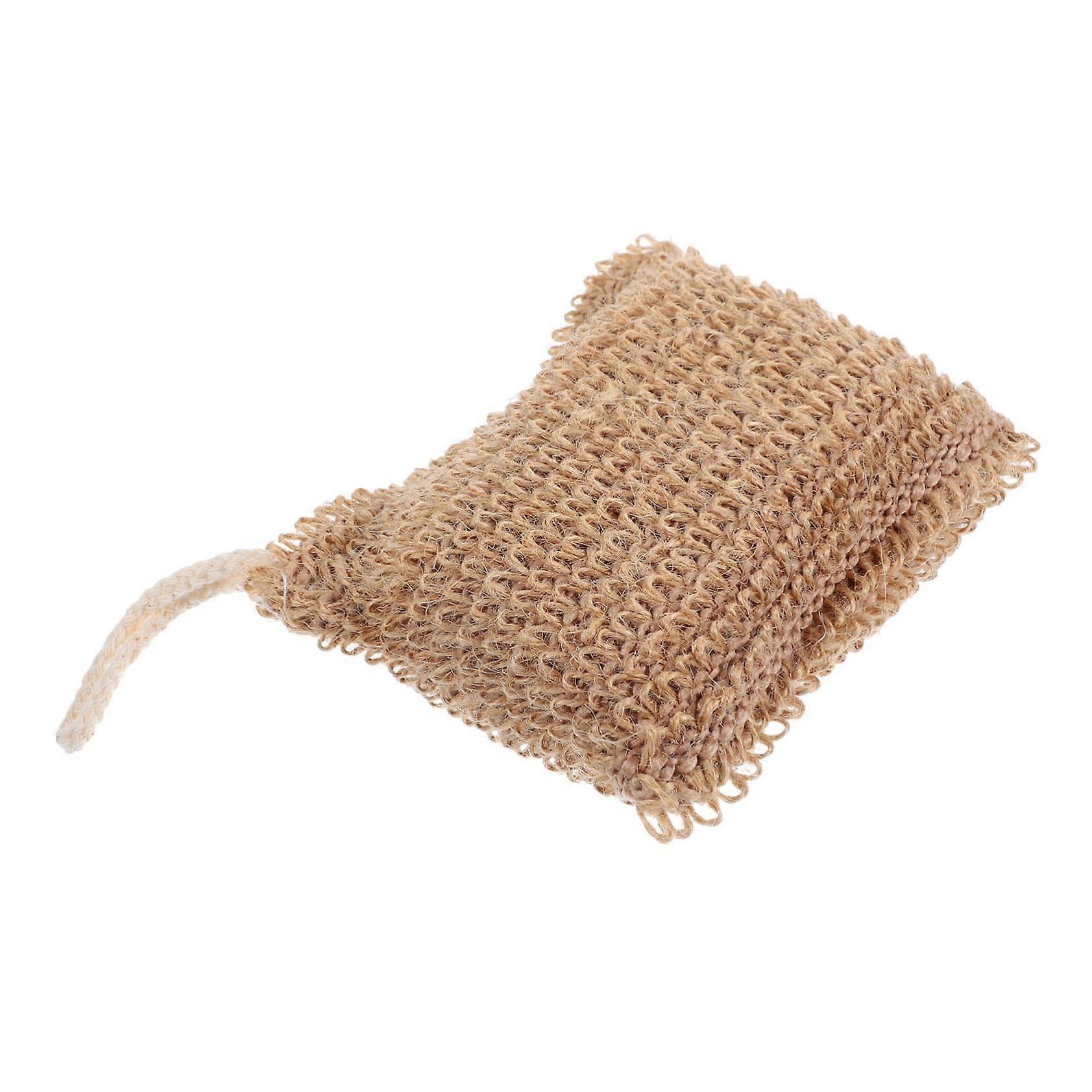 DualSided Shower Loofah Body Scrubber for Men, Compact Exfoliating Bath Sponge for Deep Cleansing