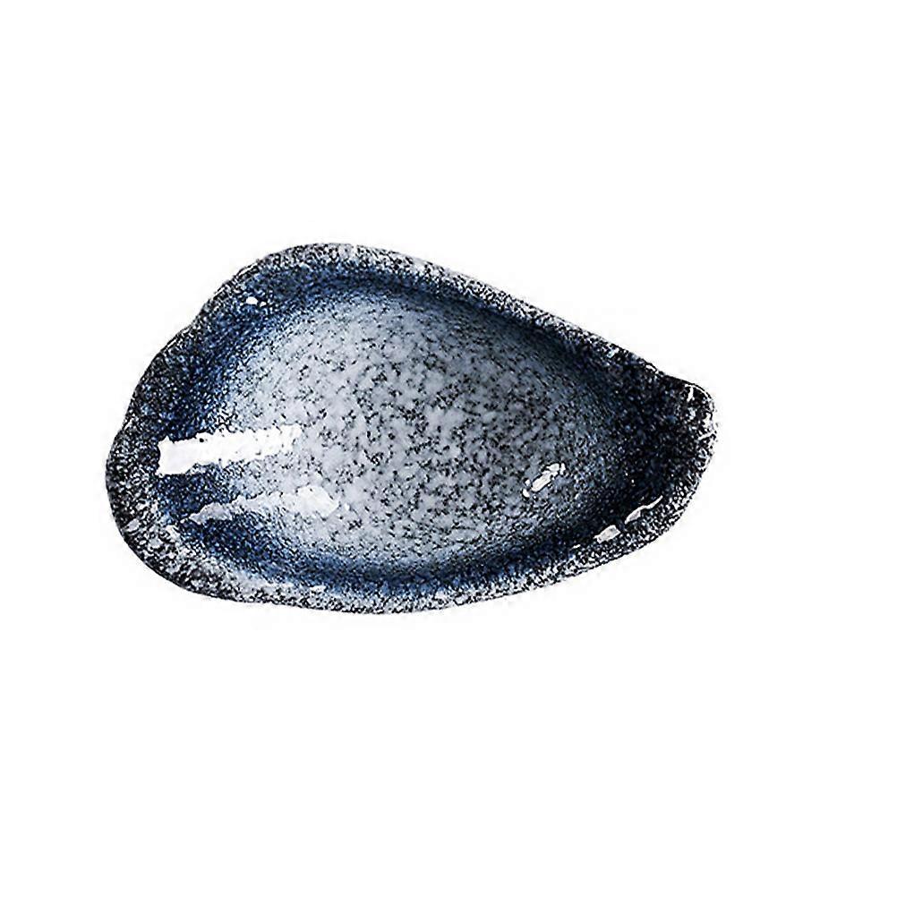 Blue Ceramic Sauce Bowl for Household Use Multi-Function Spice Dish