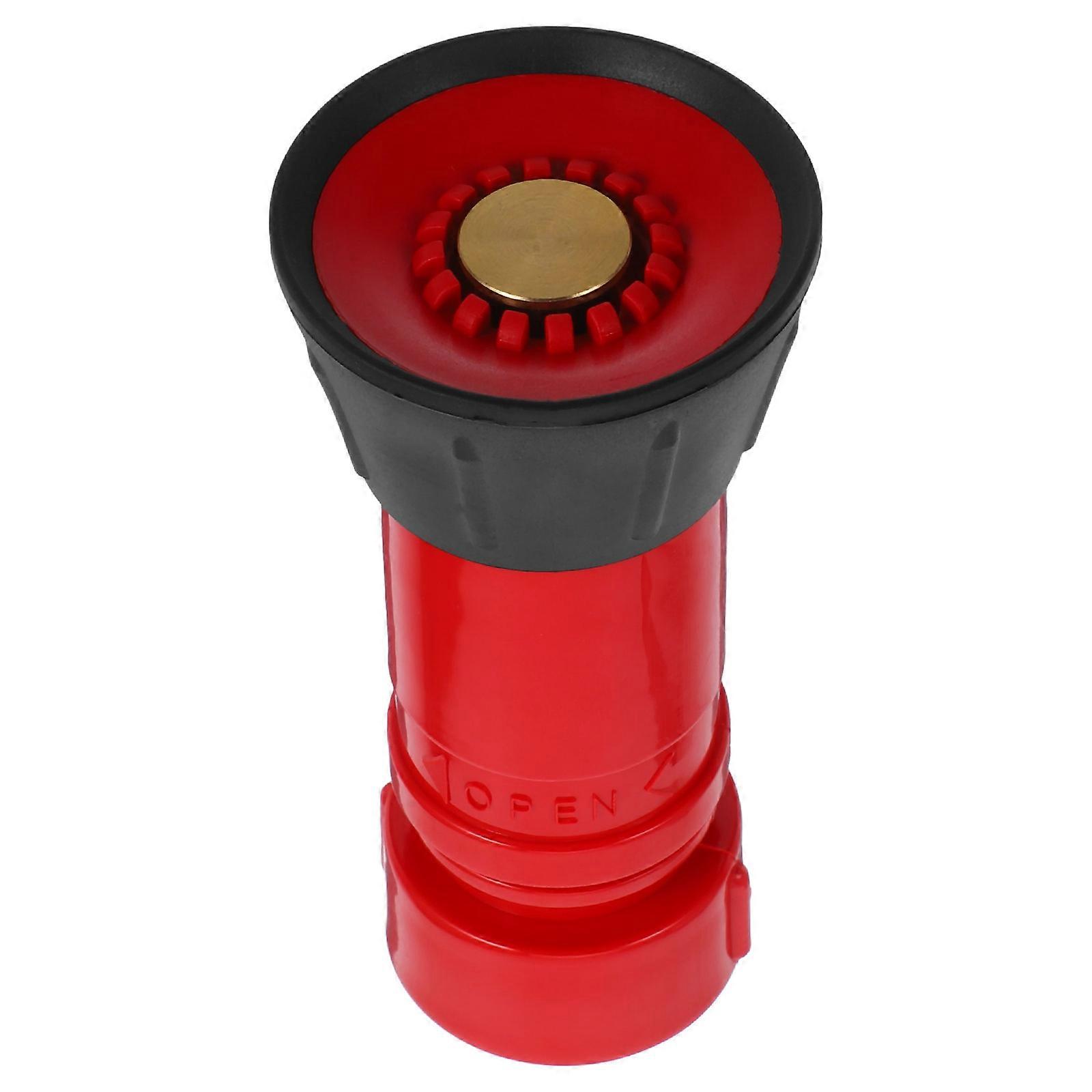 Multi-Functional Fire Hose Nozzle Red for Cleaning with High Pressure