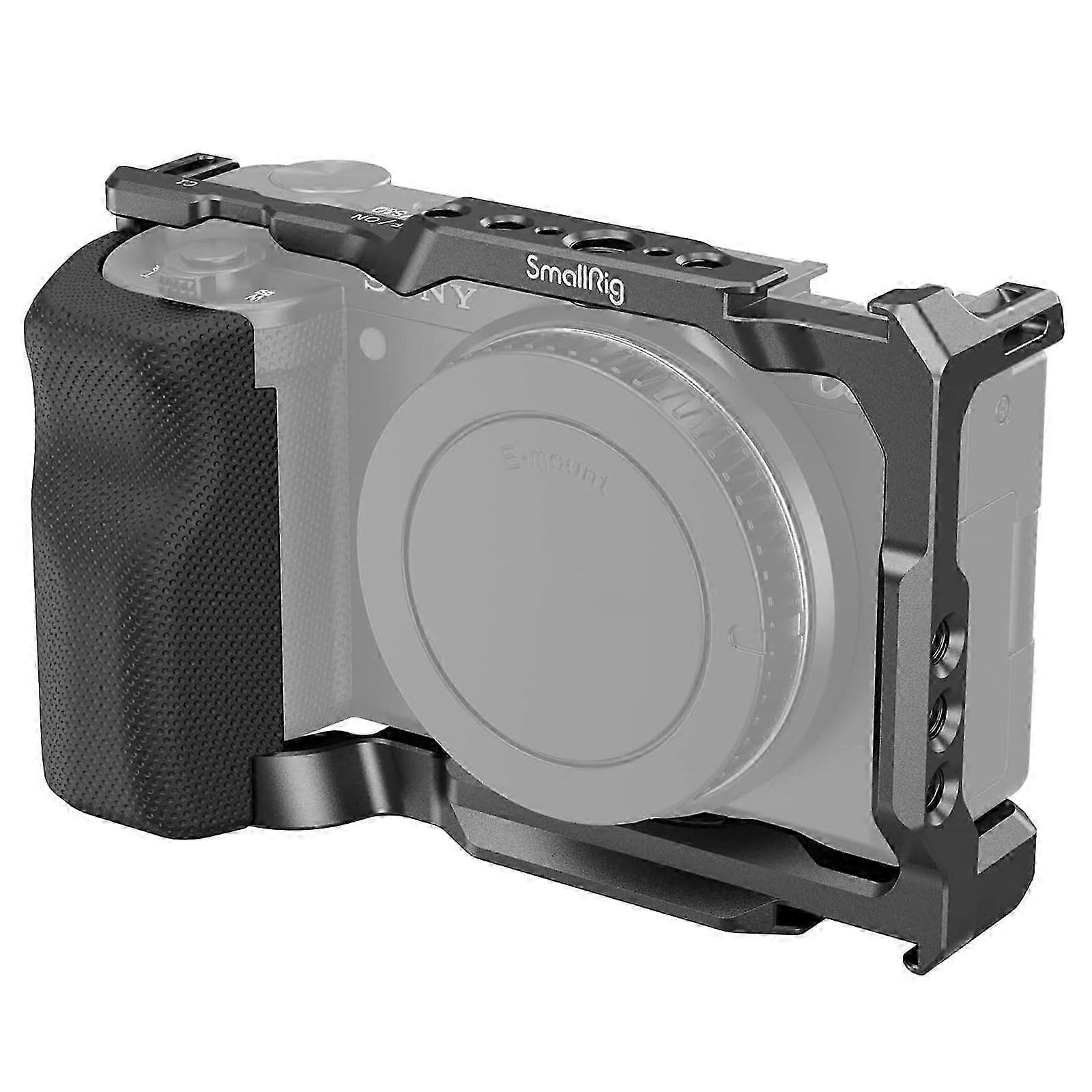 25-26 SmallRig Camera Cage with Grip for Sony ZV-E10