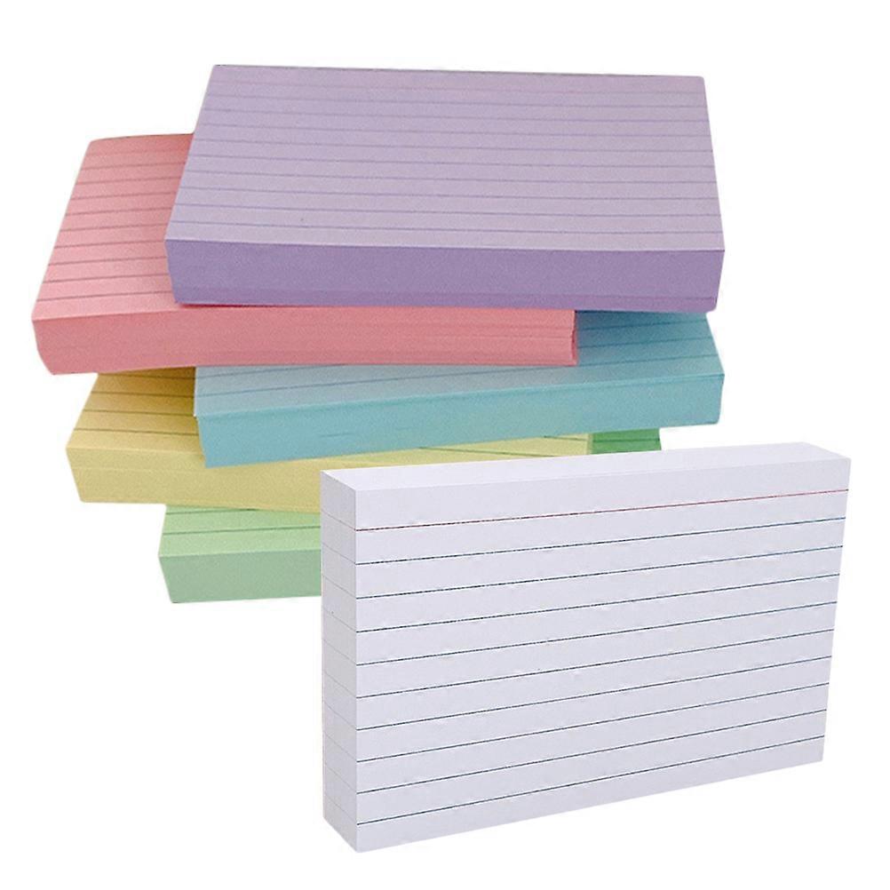 Lined Note Cards Ruled Index Cards for Note Writing Use 600Pcs Assorted Color