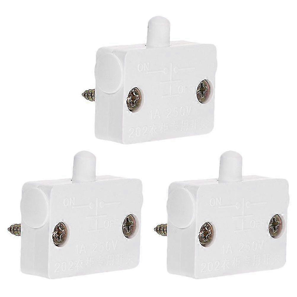 2025 3pcs Door Switch Automatic Light Switch Touch Lamp Electrical Light Switch