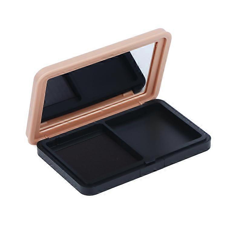 Magnetic Makeup Palette with Dual Compartments Compact Empty Eyeshadow Case for Travel