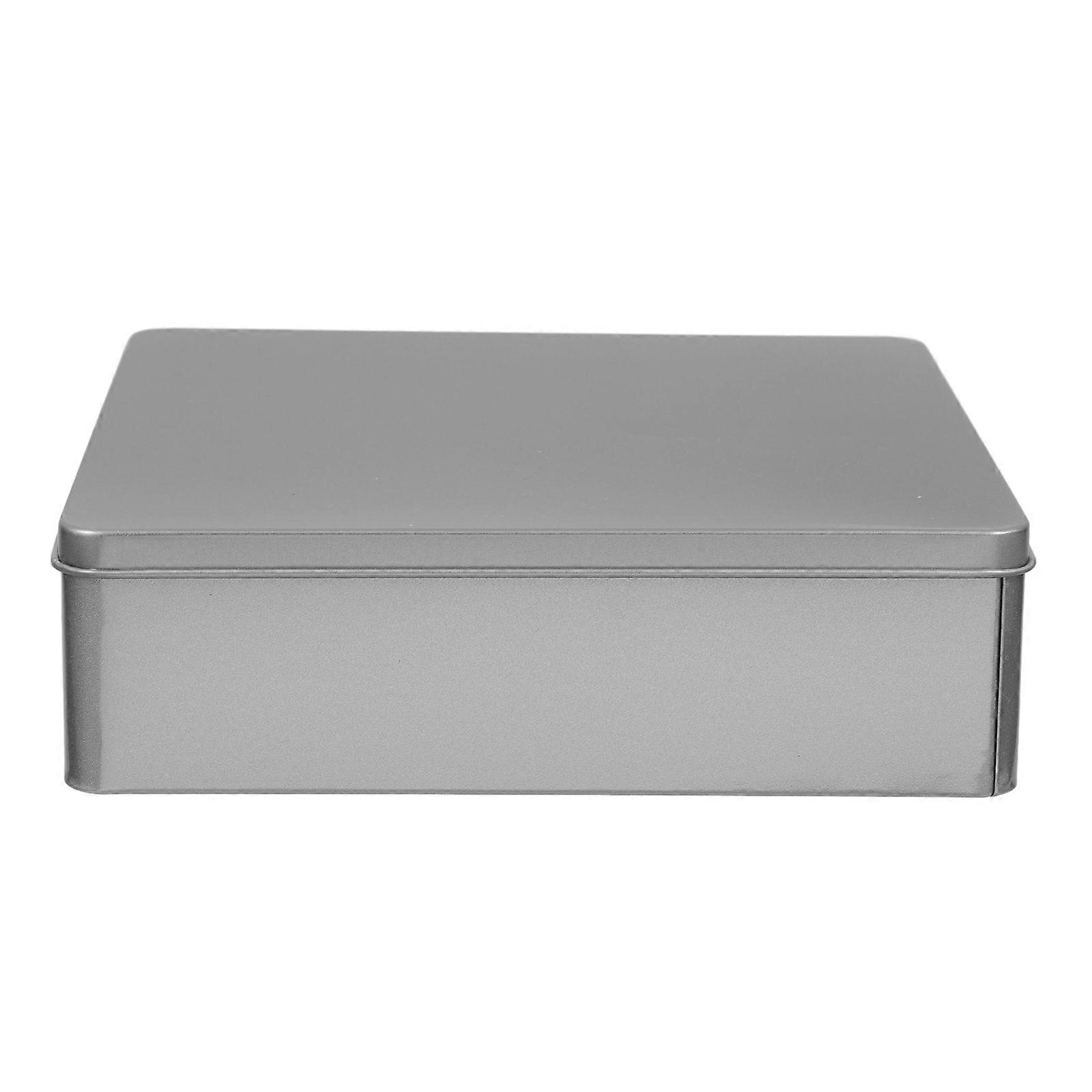 Empty Square Candy Tin Classic Decorative Tinplate Box Reusable Candy Cookie Box
