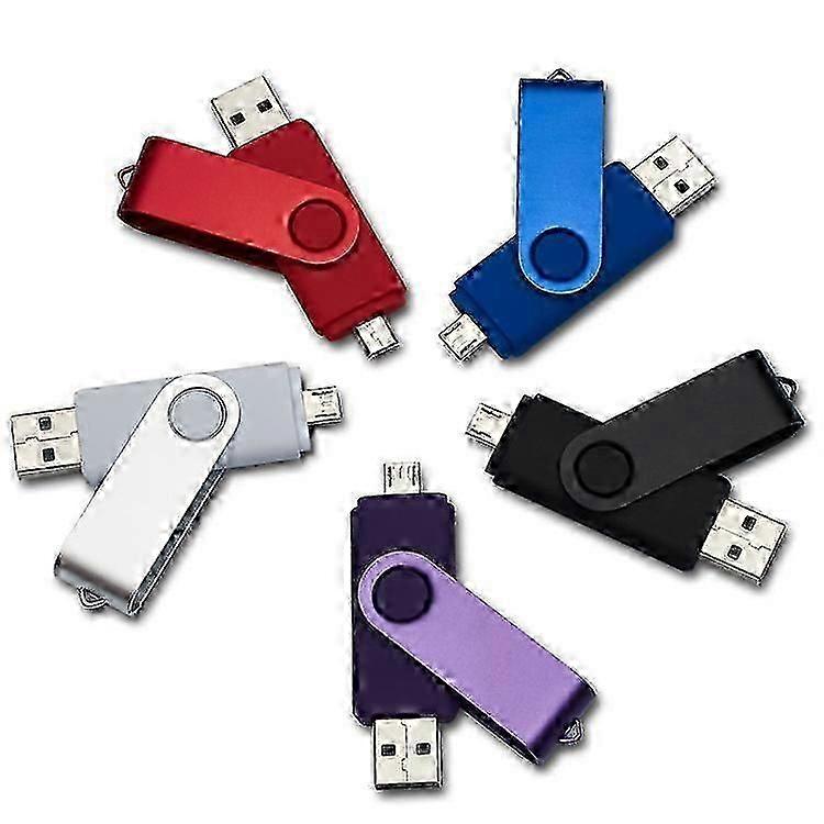 Clé USB 64 Go 5Pack USB Memory Stick Clé USB Clé USB