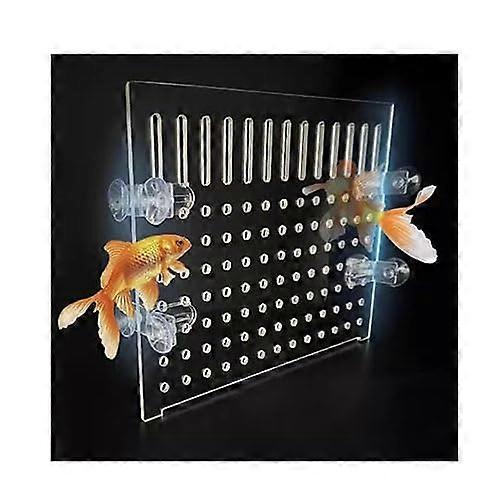 Aquarium Divider Acrylic Clear Fish Tank Isolation Panel 28x30cm for Easy Fish Separation