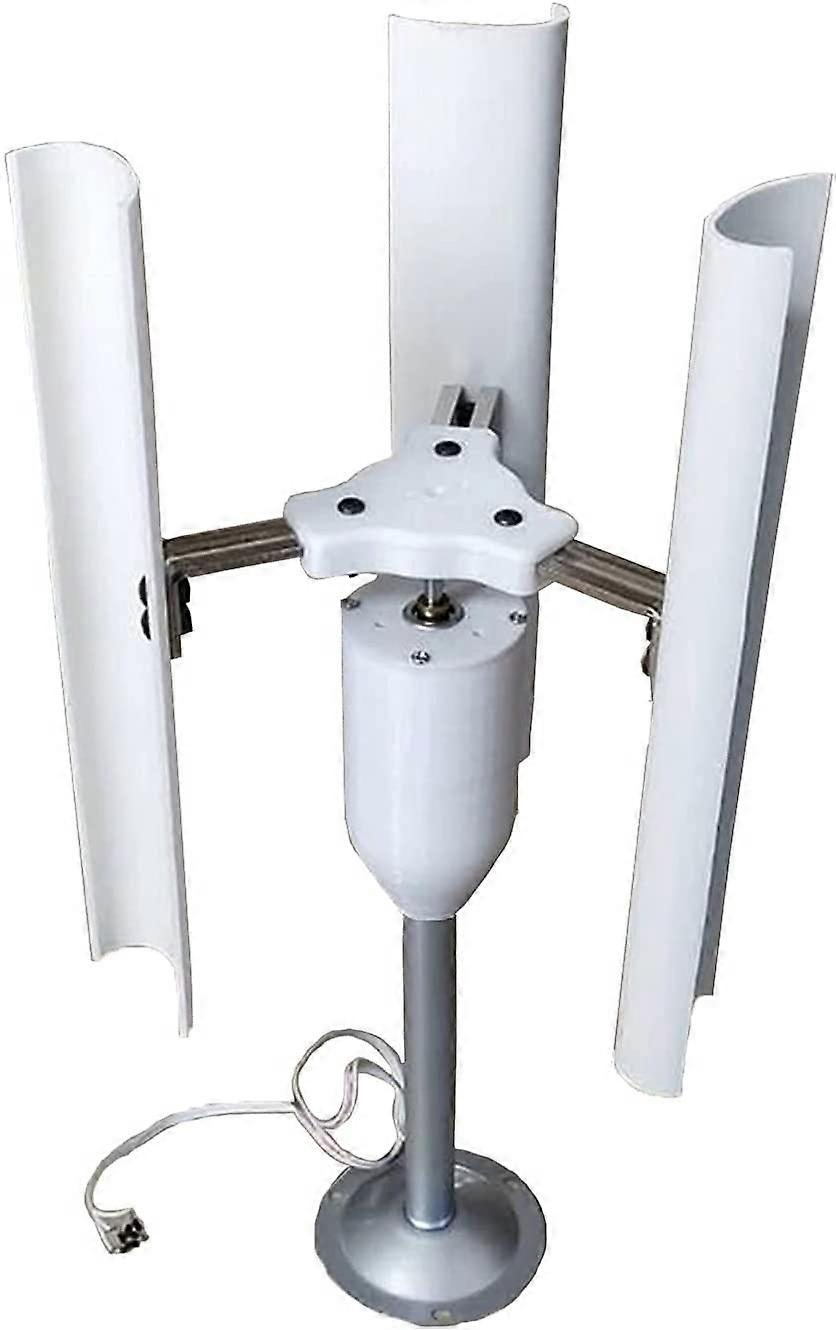 DIY Vertical Axis Wind Turbine Model with Three Phase Permanent Magnet Generator for Science Experiments